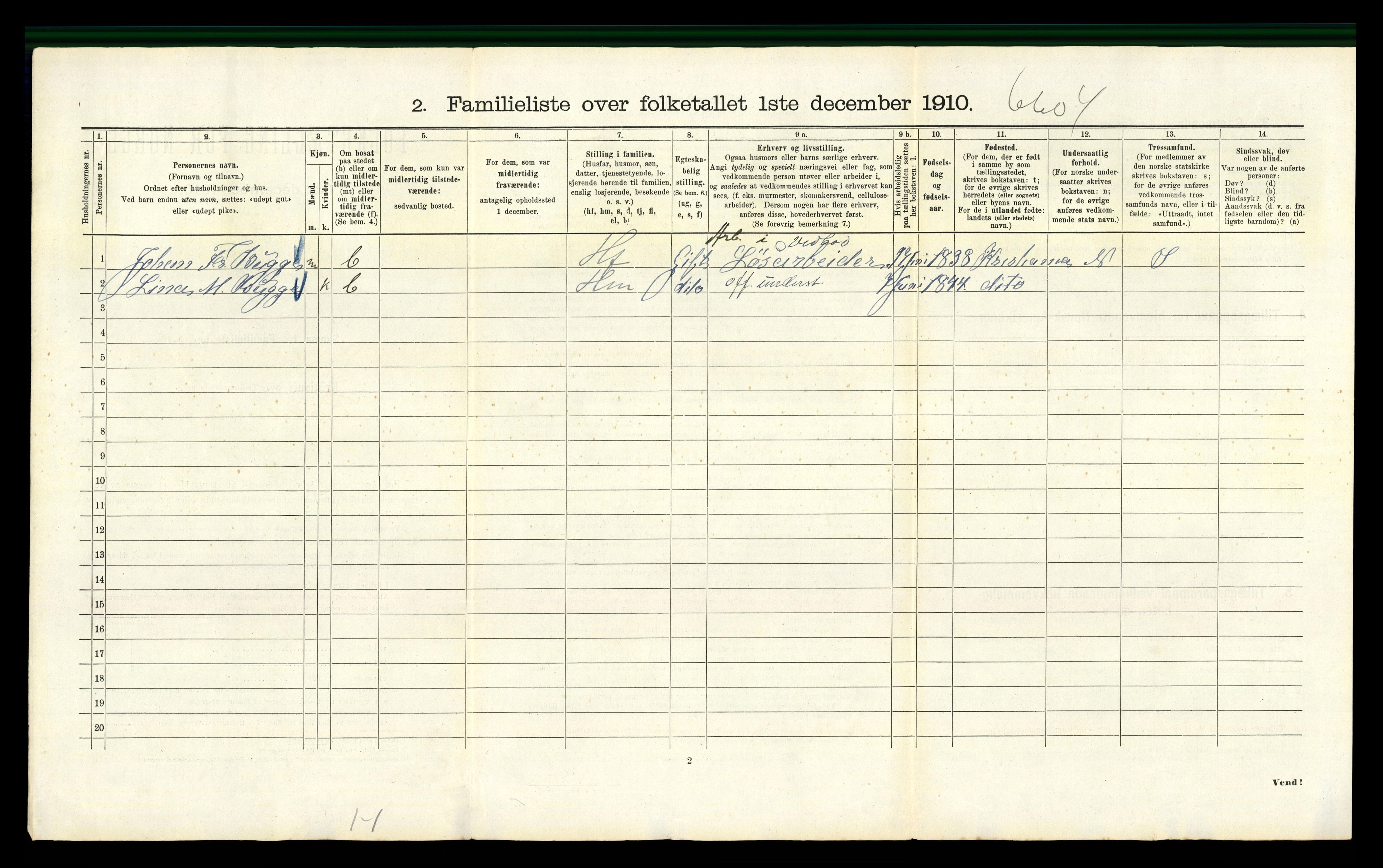 RA, 1910 census for Kristiania, 1910, p. 5784