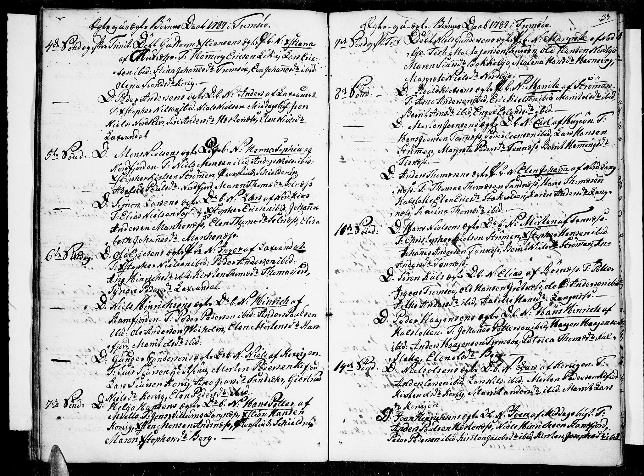 Tromsø sokneprestkontor/stiftsprosti/domprosti, AV/SATØ-S-1343/G/Ga/L0003kirke: Parish register (official) no. 3, 1779-1796, p. 37