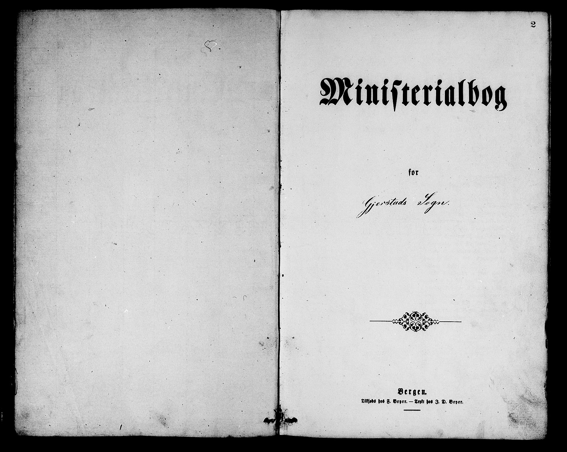 Haus sokneprestembete, AV/SAB-A-75601/H/Hab: Parish register (copy) no. C 1, 1869-1878