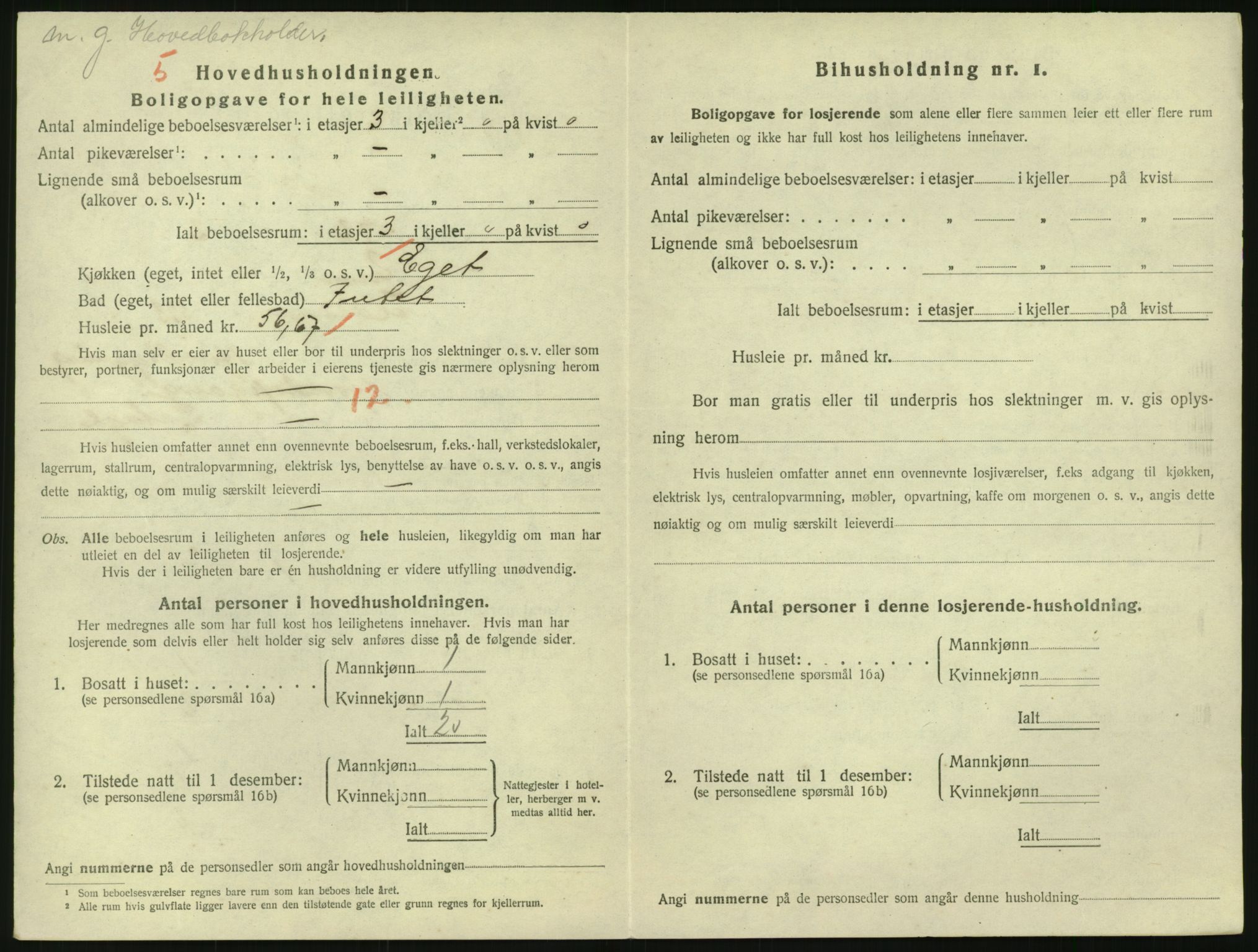 SAK, 1920 census for Risør, 1920, p. 1516