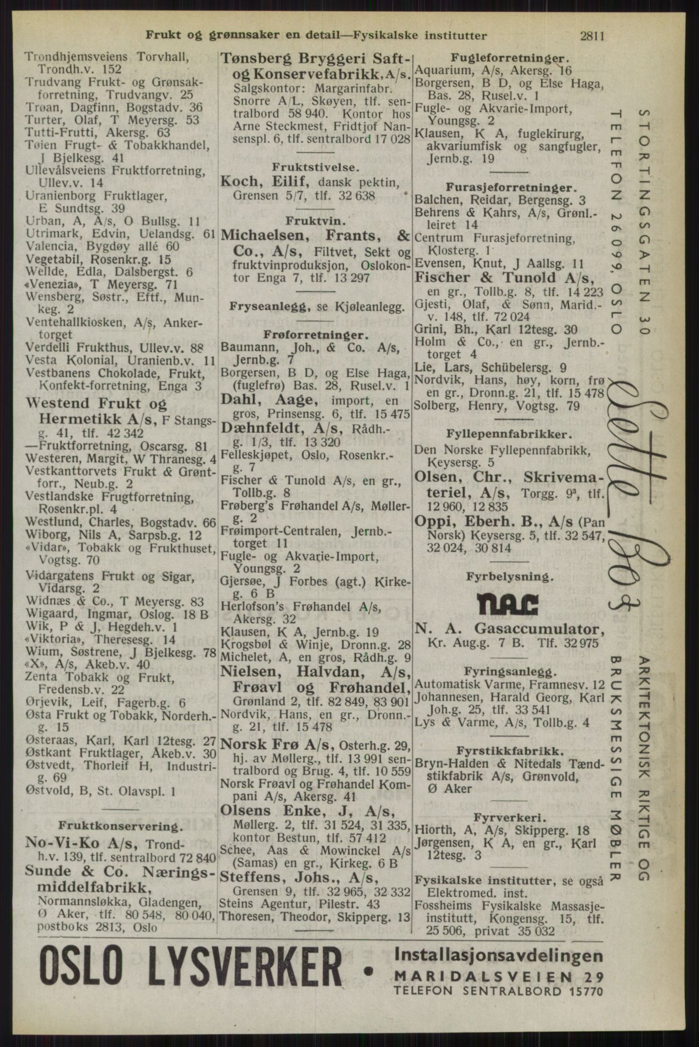 Kristiania/Oslo adressebok, PUBL/-, 1944, p. 2811