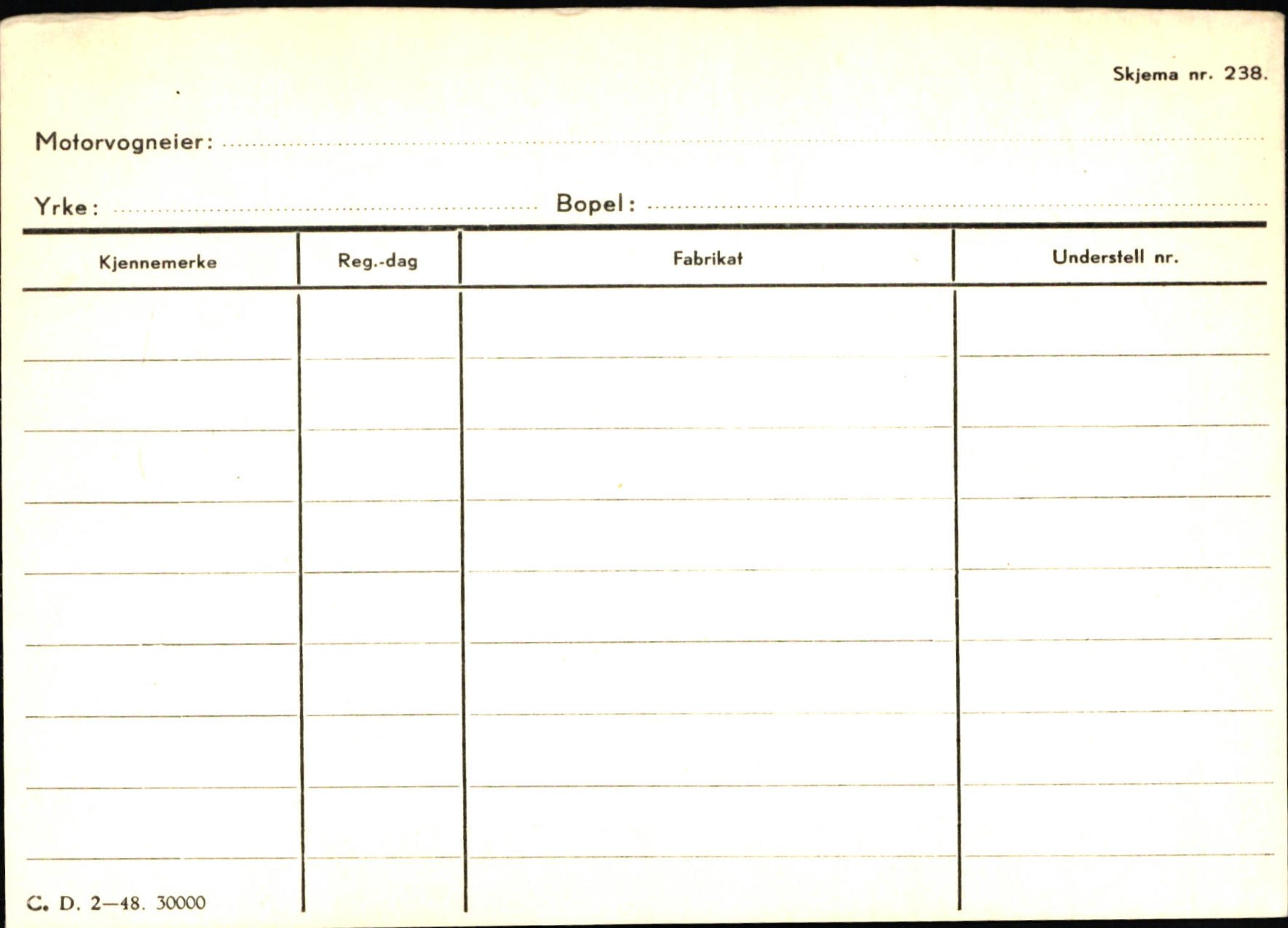 Statens vegvesen, Sogn og Fjordane vegkontor, SAB/A-5301/4/F/L0144: Registerkort Vågsøy A-R, 1945-1975, p. 1204