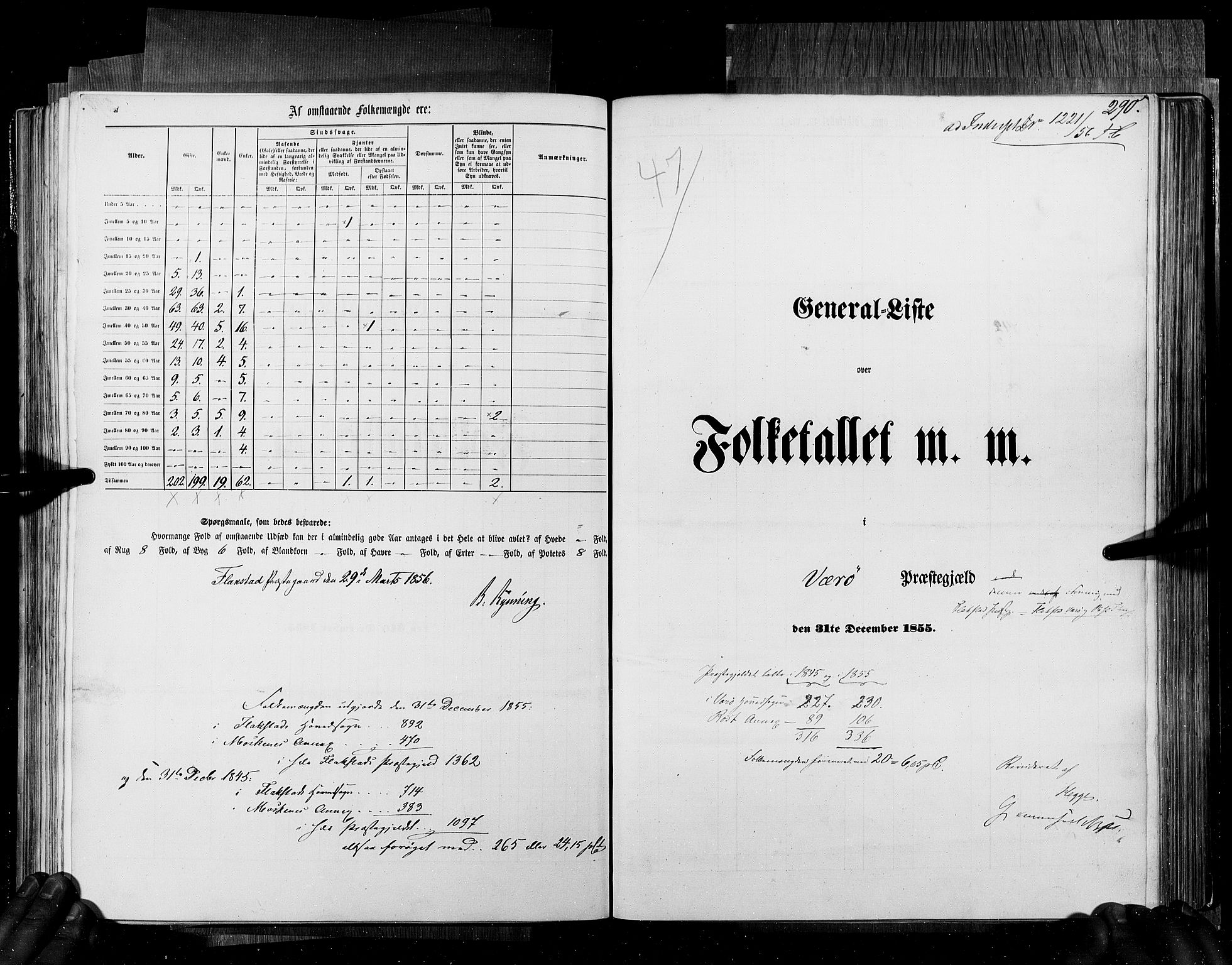 RA, Census 1855, vol. 6B: Nordland amt og Finnmarken amt, 1855, p. 290