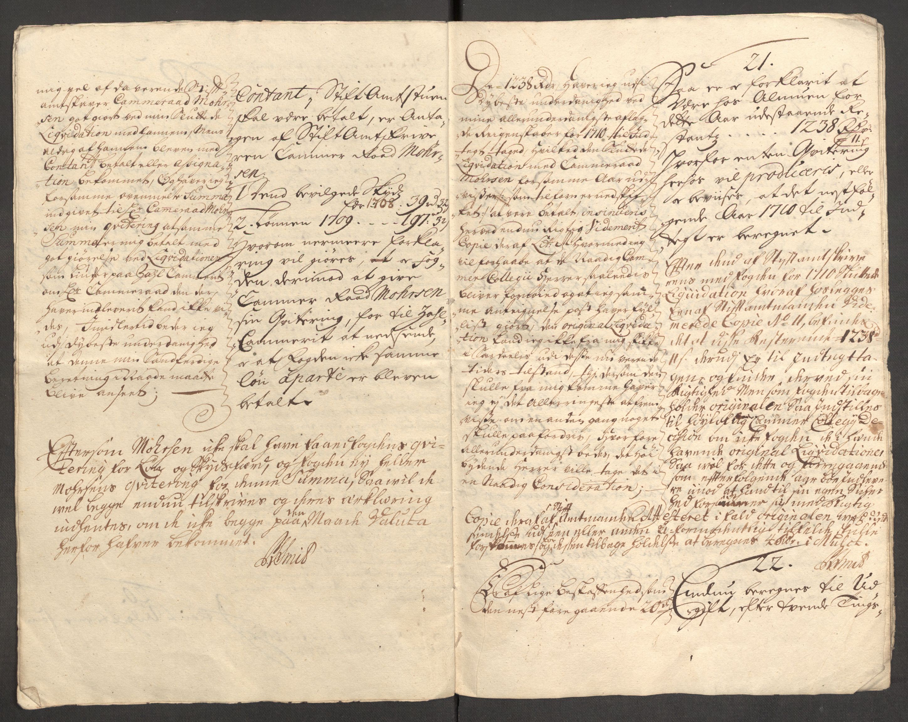 Rentekammeret inntil 1814, Reviderte regnskaper, Fogderegnskap, AV/RA-EA-4092/R53/L3432: Fogderegnskap Sunn- og Nordfjord, 1709, p. 208