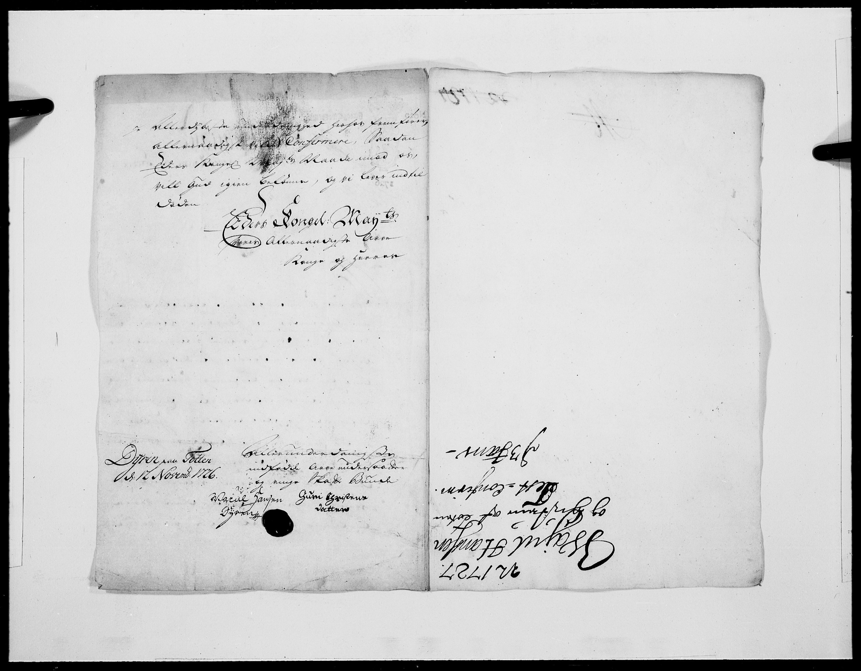 Danske Kanselli 1572-1799, AV/RA-EA-3023/F/Fc/Fcc/Fcca/L0100: Norske innlegg 1572-1799, 1727, p. 5