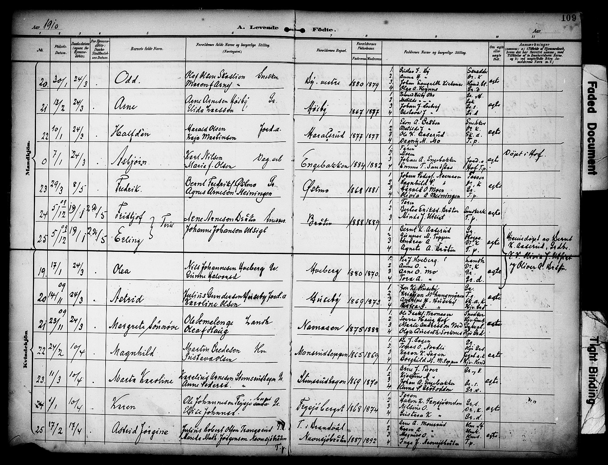 Grue prestekontor, AV/SAH-PREST-036/H/Ha/Haa/L0013: Parish register (official) no. 13, 1898-1910, p. 109