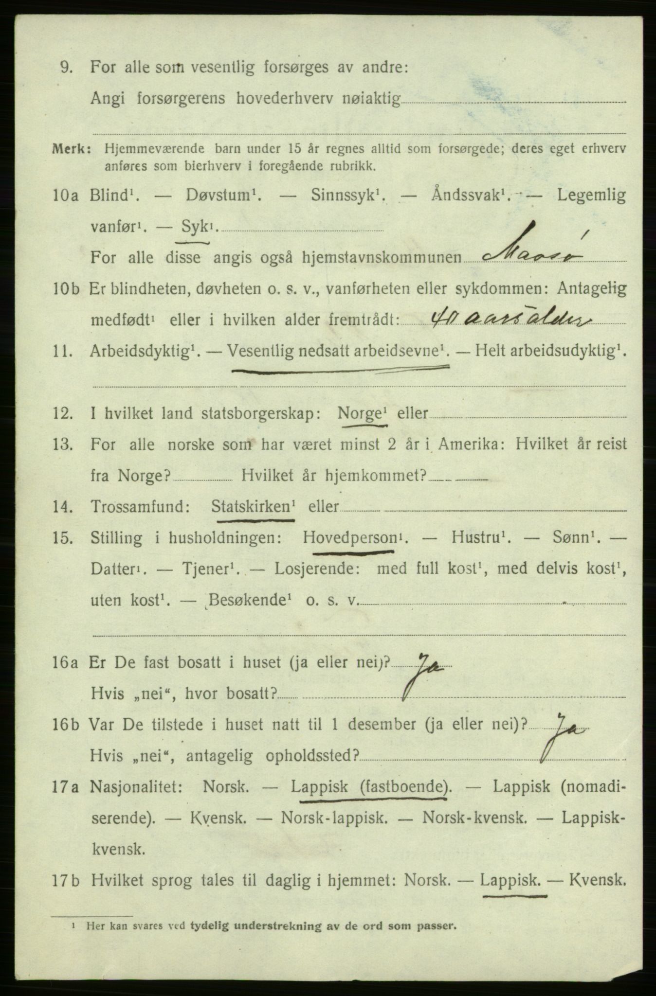 SATØ, 1920 census for Måsøy, 1920, p. 4713