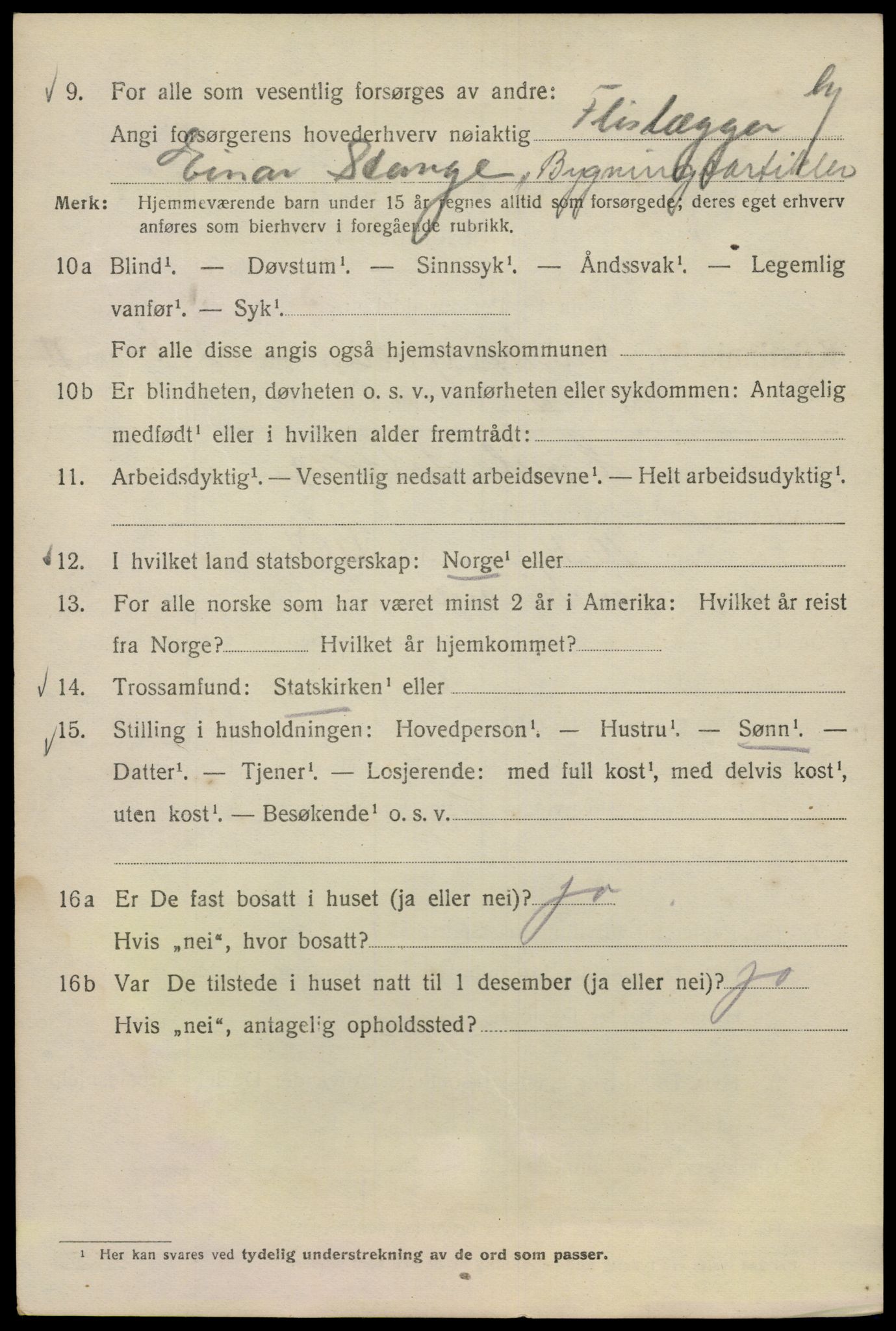 SAO, 1920 census for Kristiania, 1920, p. 173478