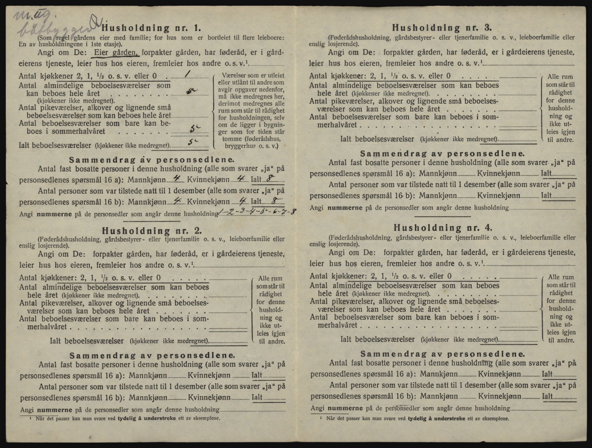 SATØ, 1920 census for Ibestad, 1920, p. 2011