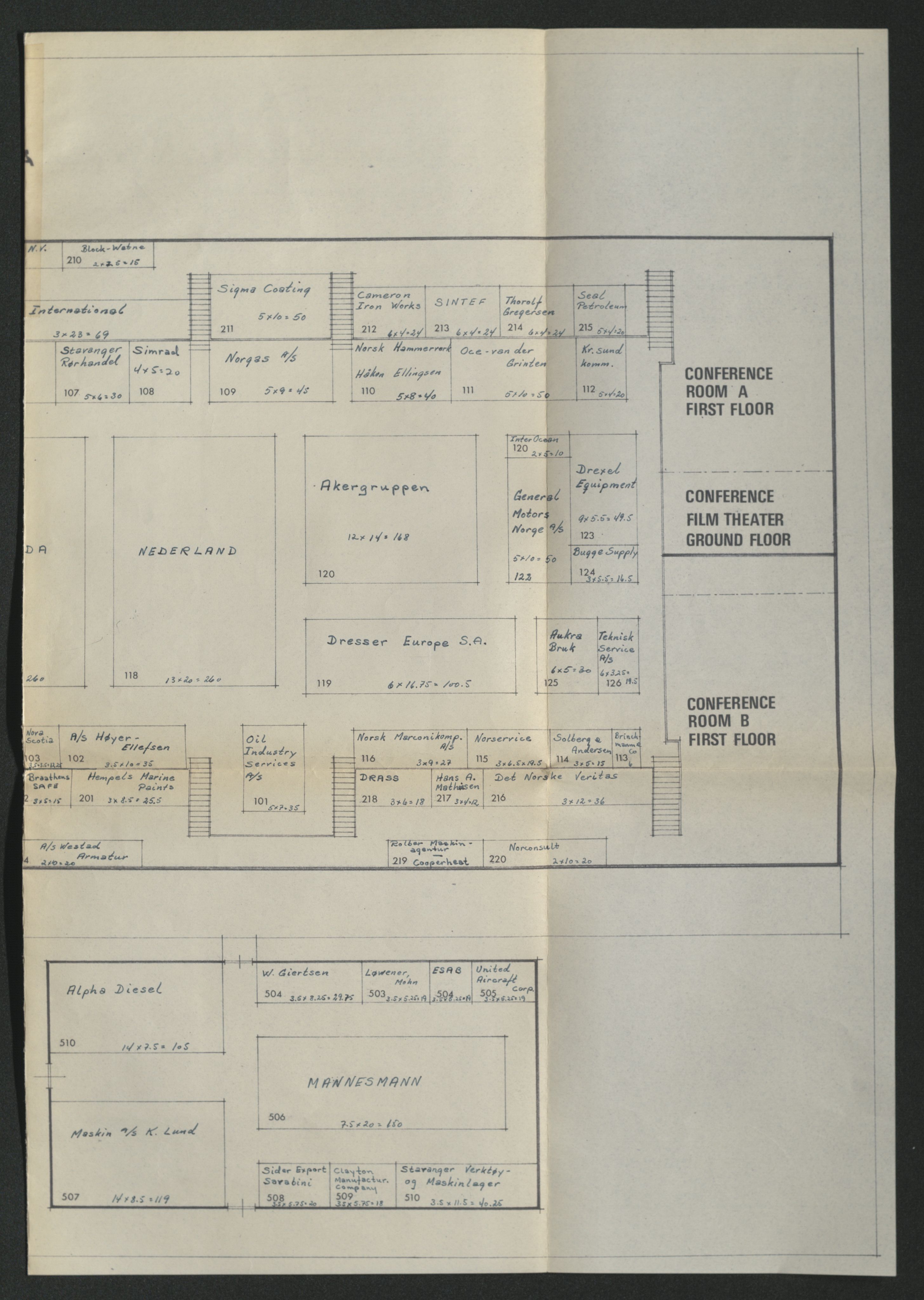 Pa 1716 - Stiftelsen Offshore Northern Seas, AV/SAST-A-102319/X/Xc/L0001: Invitasjonspakker ONS 74 og ONS 76, 1974-1976, p. 100