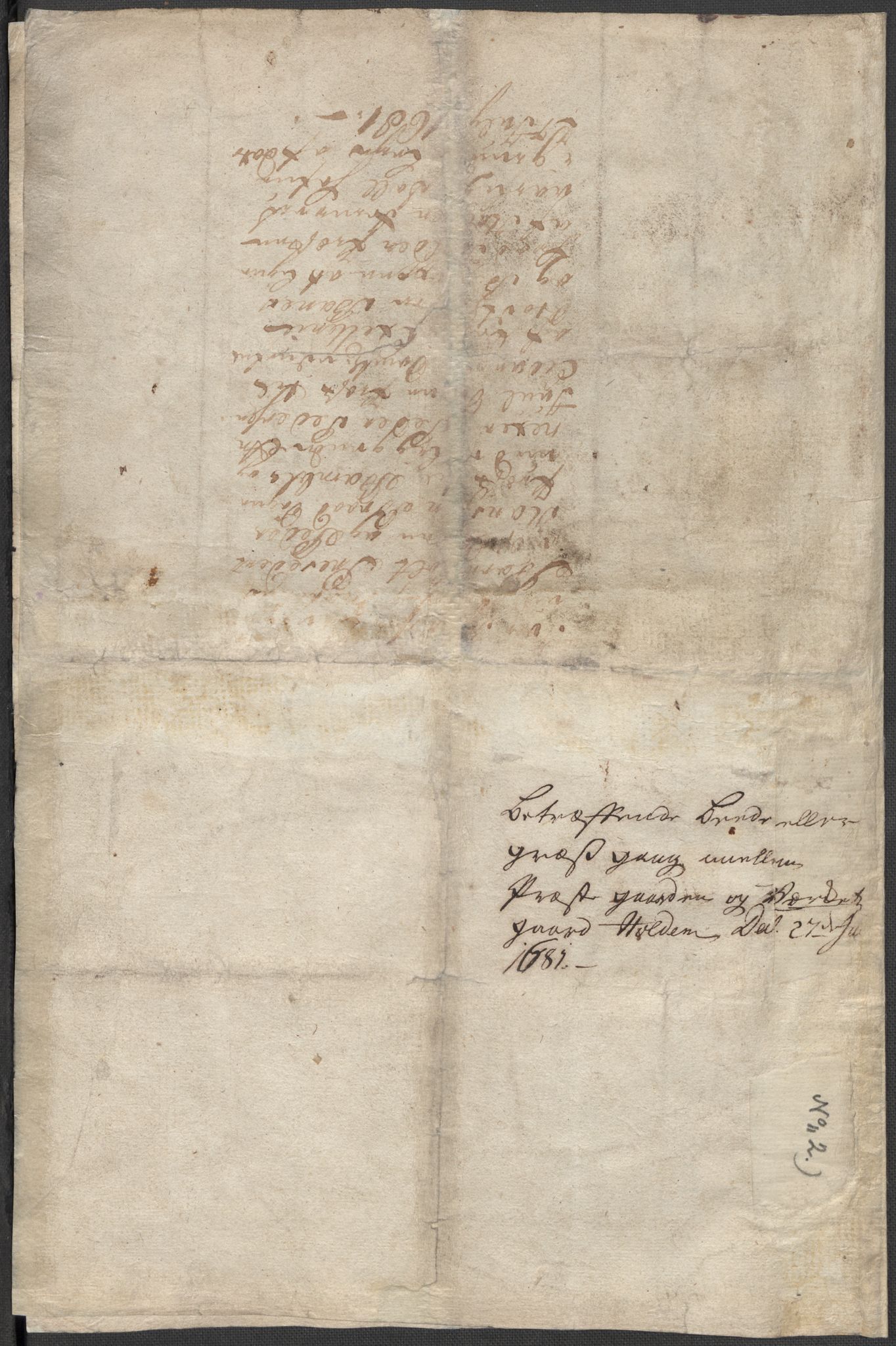 Riksarkivets diplomsamling, RA/EA-5965/F15/L0026: Prestearkiv - Telemark, 1575-1838, p. 119