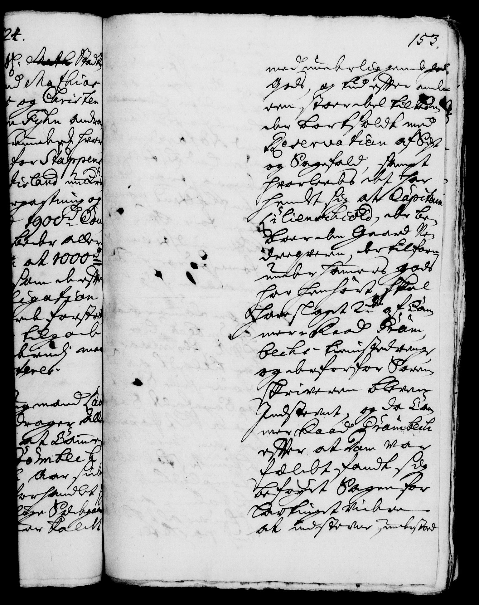 Rentekammeret, Kammerkanselliet, RA/EA-3111/G/Gh/Gha/L0007: Norsk ekstraktmemorialprotokoll (merket RK 53.52), 1724-1725, p. 153