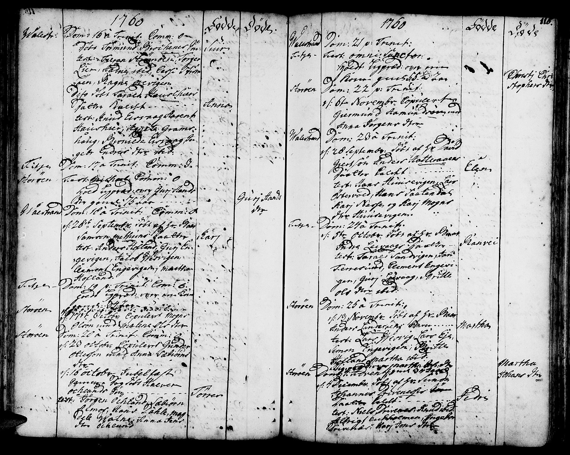 Stord sokneprestembete, SAB/A-78201/H/Haa: Parish register (official) no. A 2, 1744-1777, p. 116
