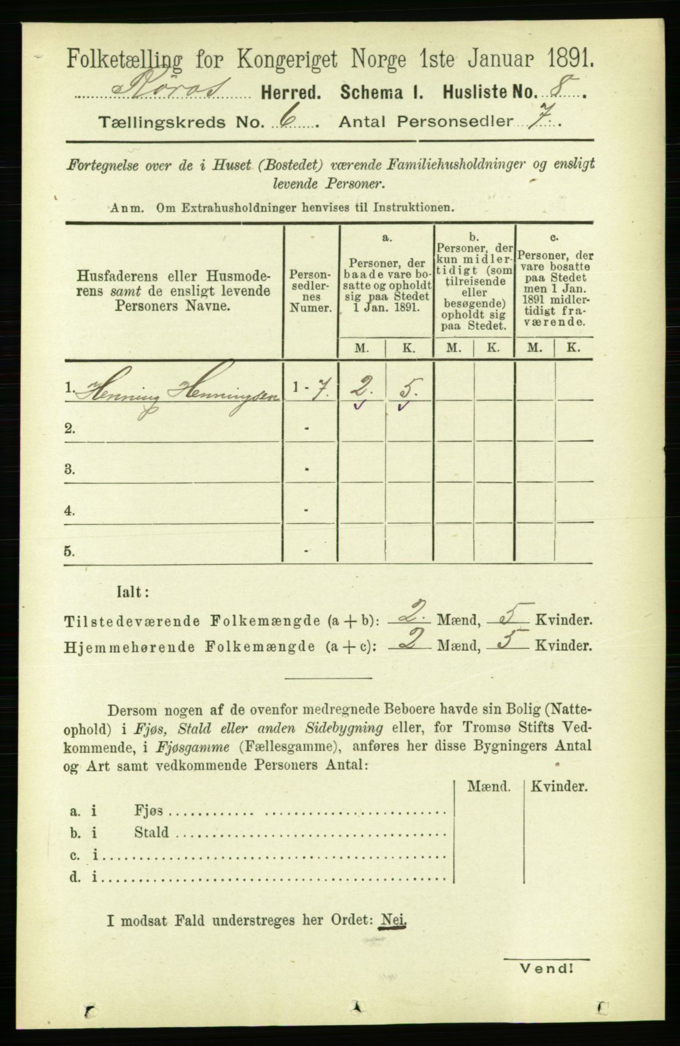 RA, 1891 census for 1640 Røros, 1891, p. 1119