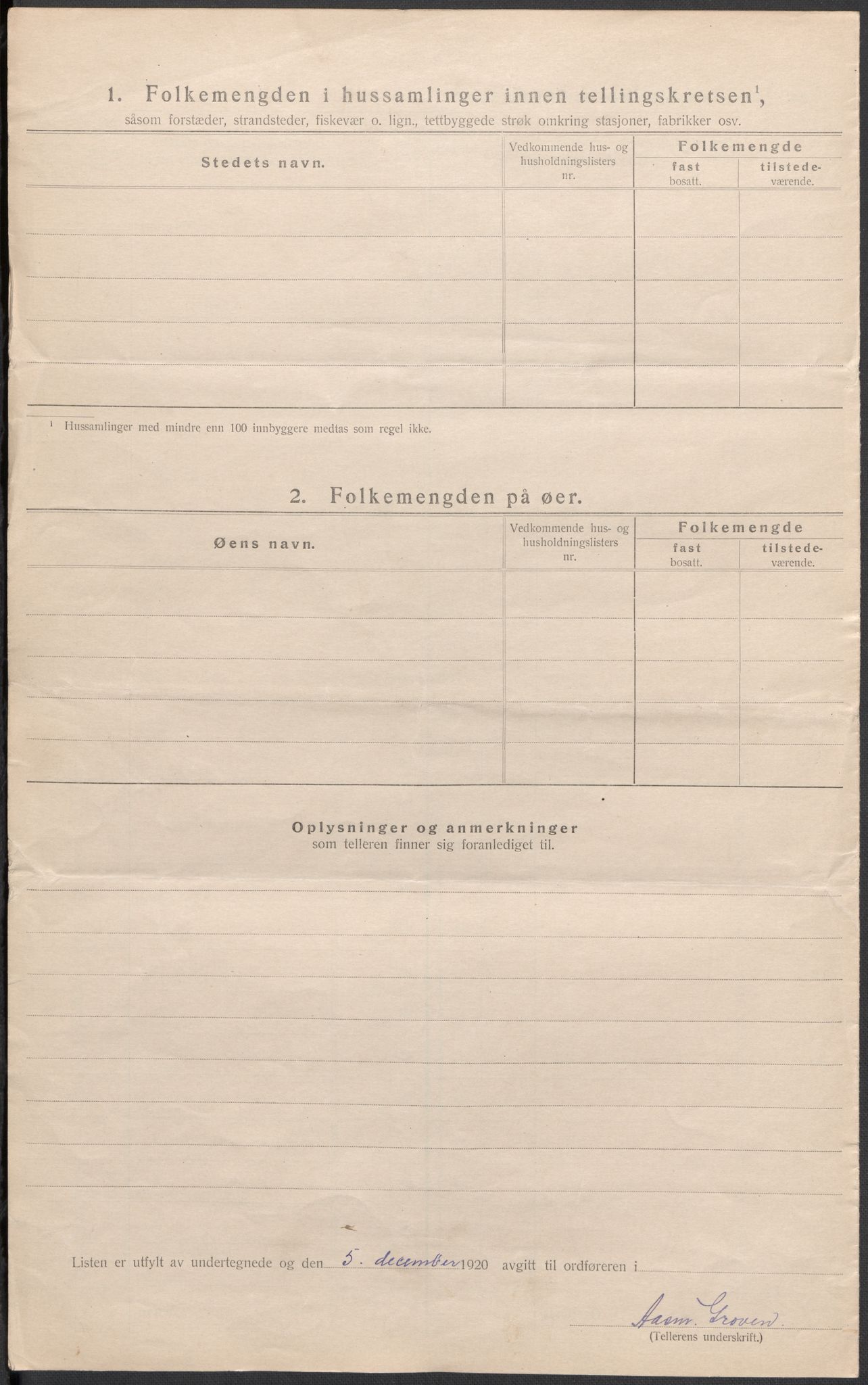 SAKO, 1920 census for Heddal, 1920, p. 22