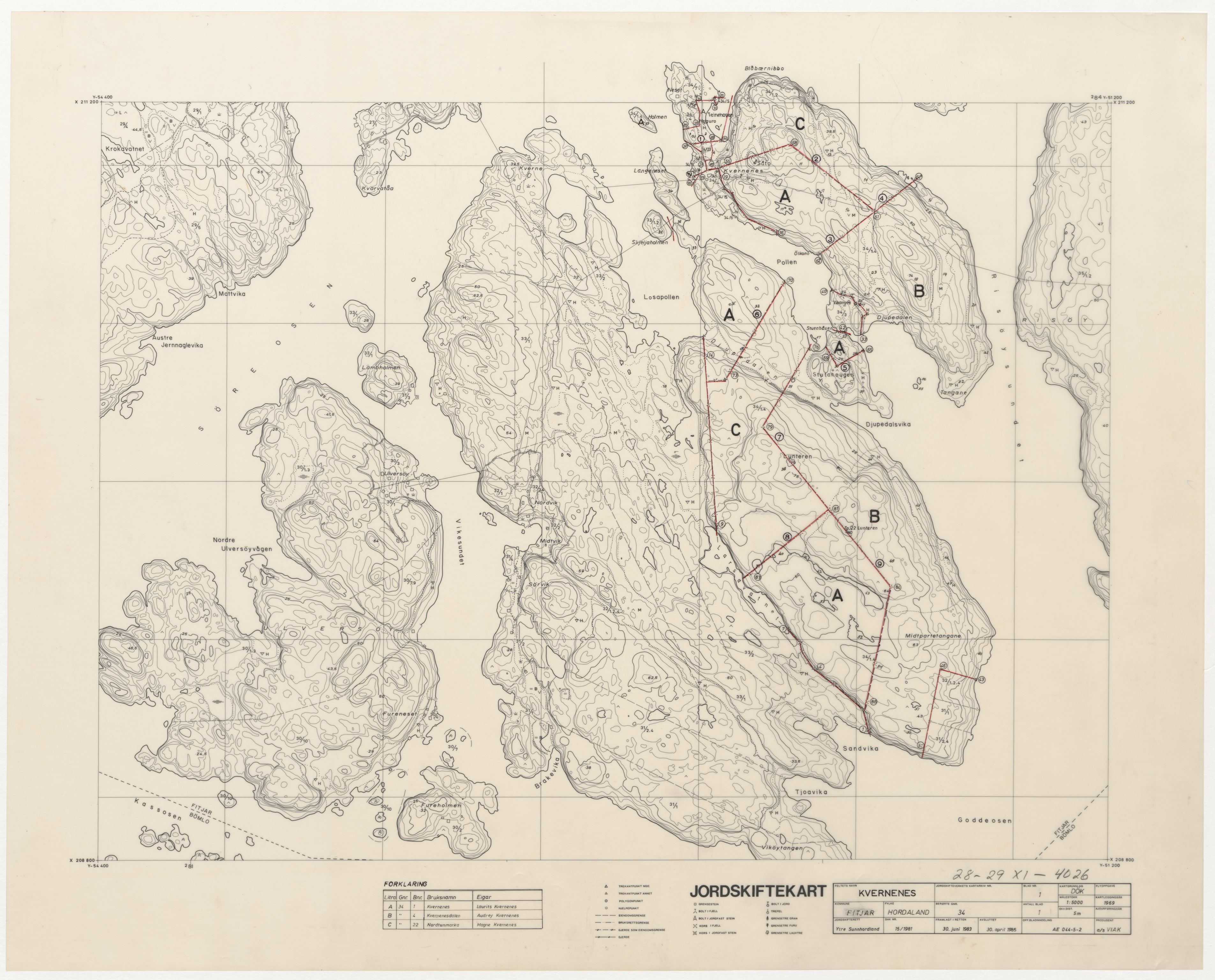 Jordskifteverkets kartarkiv, RA/S-3929/T, 1859-1988, p. 4599
