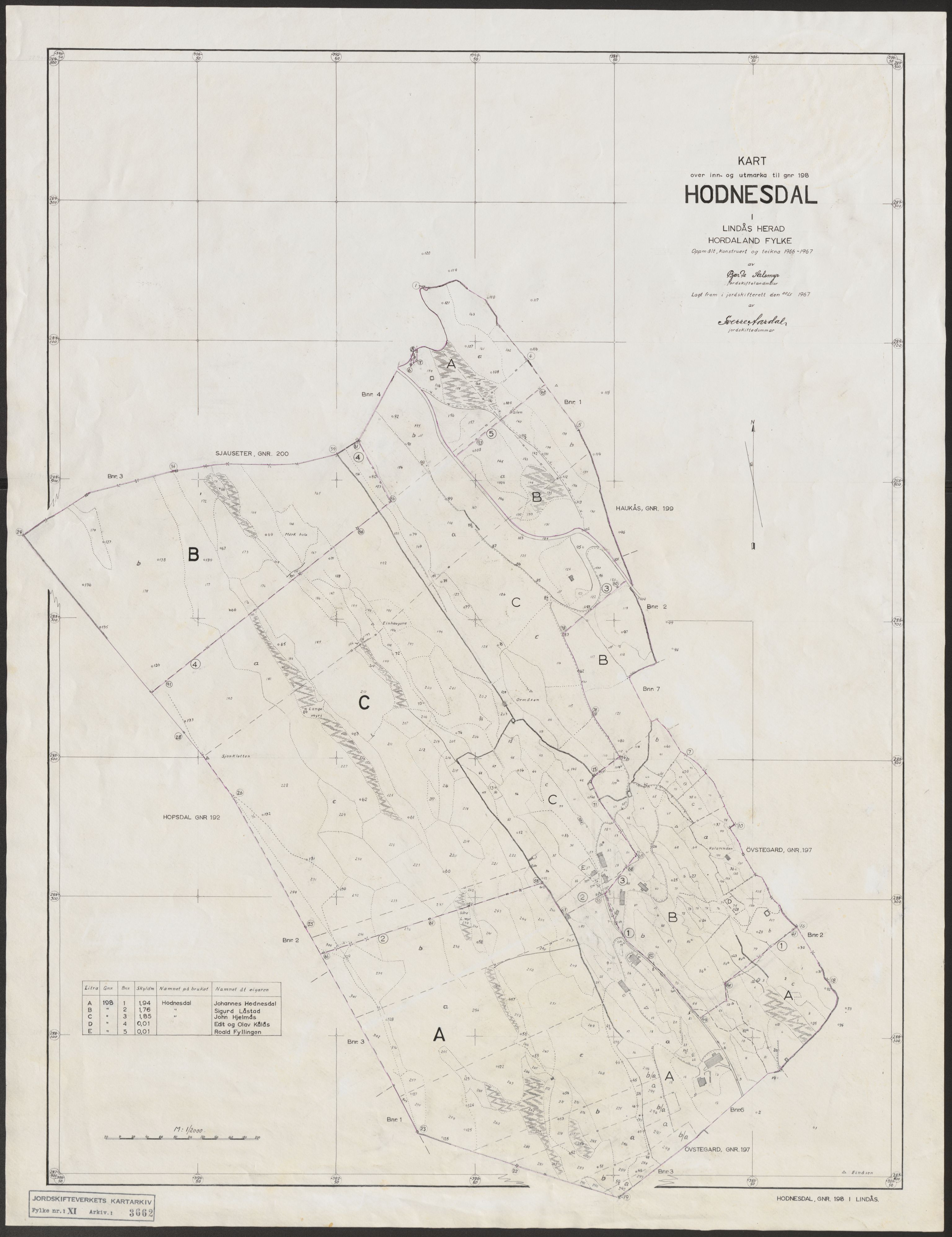 Jordskifteverkets kartarkiv, AV/RA-S-3929/T, 1859-1988, p. 4198