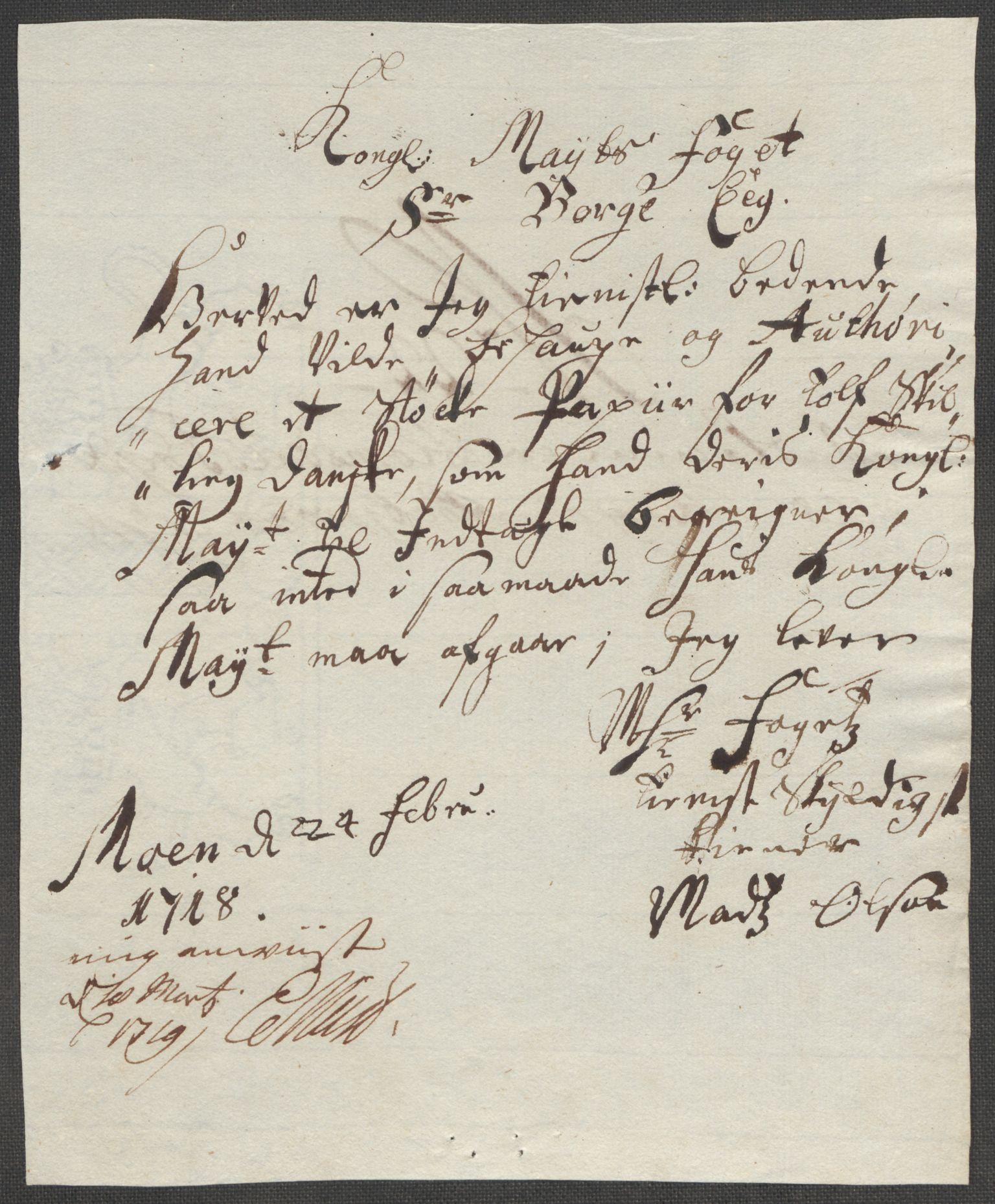 Rentekammeret inntil 1814, Reviderte regnskaper, Fogderegnskap, RA/EA-4092/R55/L3665: Fogderegnskap Romsdal, 1718, p. 167