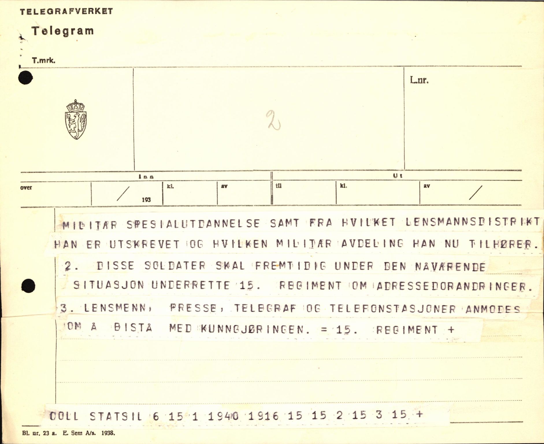 Forsvaret, Forsvarets krigshistoriske avdeling, AV/RA-RAFA-2017/Y/Yb/L0123: II-C-11-600  -  6. Divisjon med avdelinger, 1940, p. 326