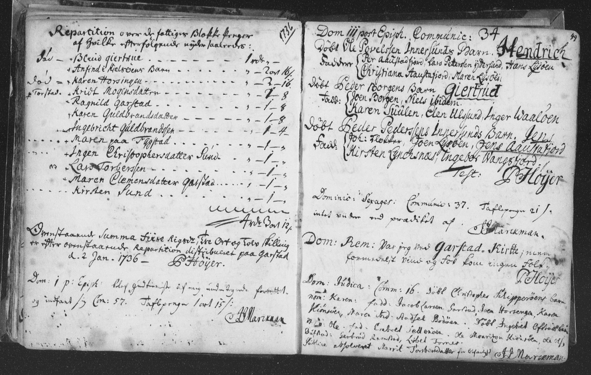 Ministerialprotokoller, klokkerbøker og fødselsregistre - Nord-Trøndelag, SAT/A-1458/786/L0685: Parish register (official) no. 786A01, 1710-1798, p. 49