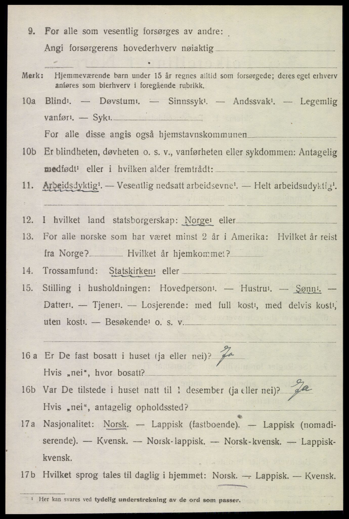 SAT, 1920 census for Inderøy, 1920, p. 2142