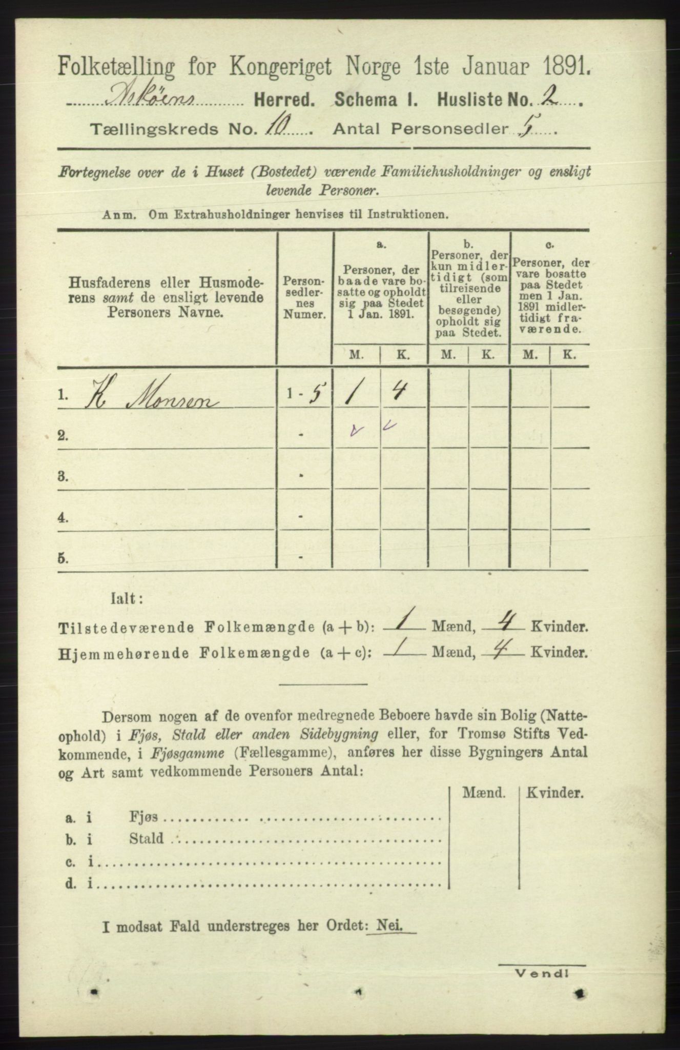 RA, 1891 census for 1247 Askøy, 1891, p. 6258