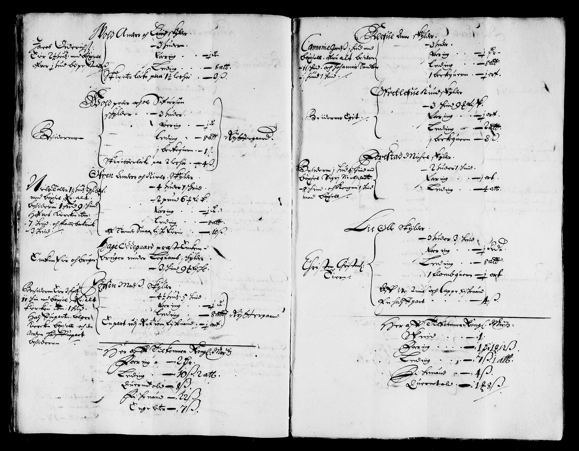 Rentekammeret inntil 1814, Reviderte regnskaper, Stiftamtstueregnskaper, Landkommissariatet på Akershus og Akershus stiftamt, AV/RA-EA-5869/R/Rb/L0126: Akershus stiftamt, 1674-1677