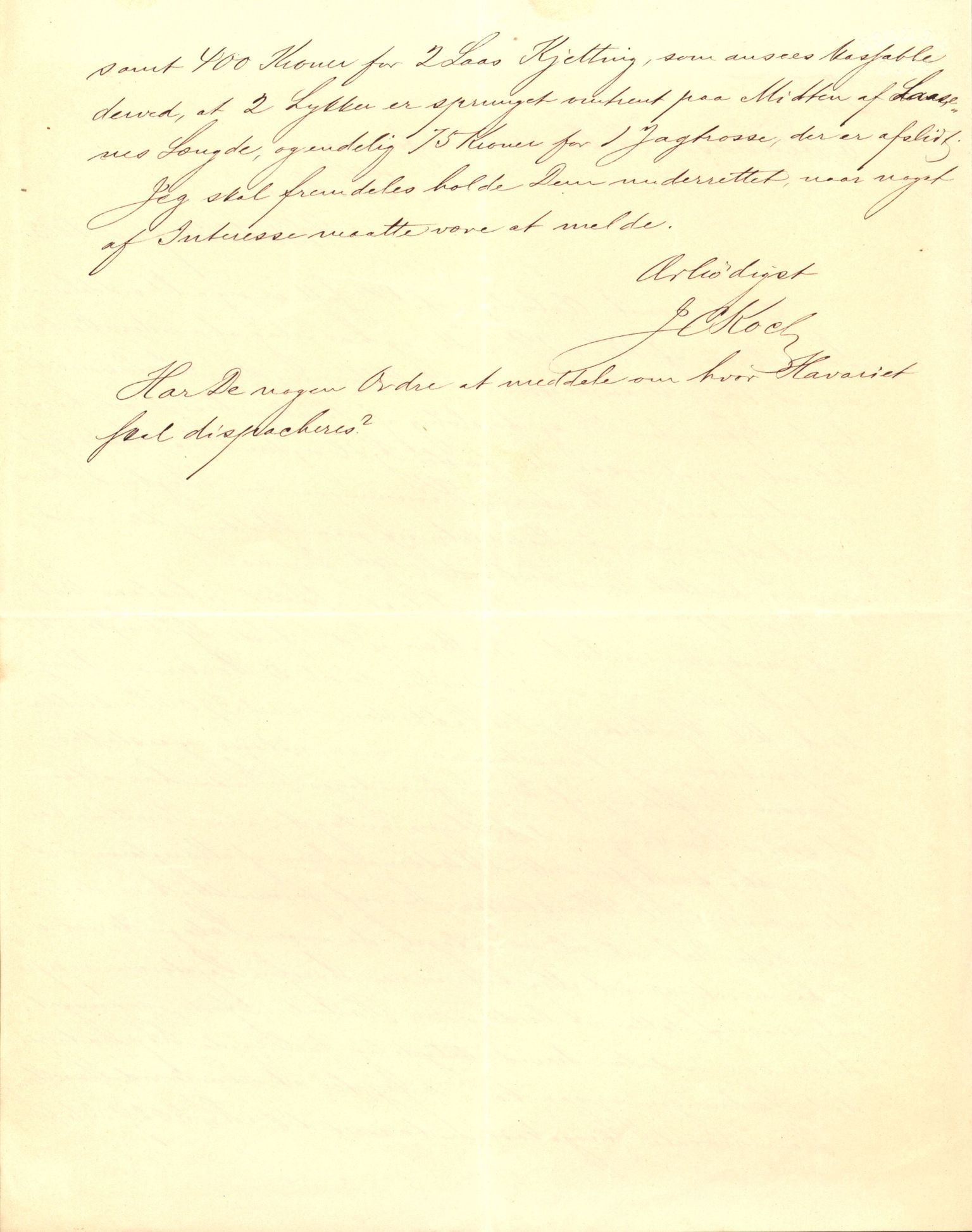 Pa 63 - Østlandske skibsassuranceforening, VEMU/A-1079/G/Ga/L0016/0012: Havaridokumenter / Urania, Tagal, Sir John Lawrence, Benguela, 1883, p. 28