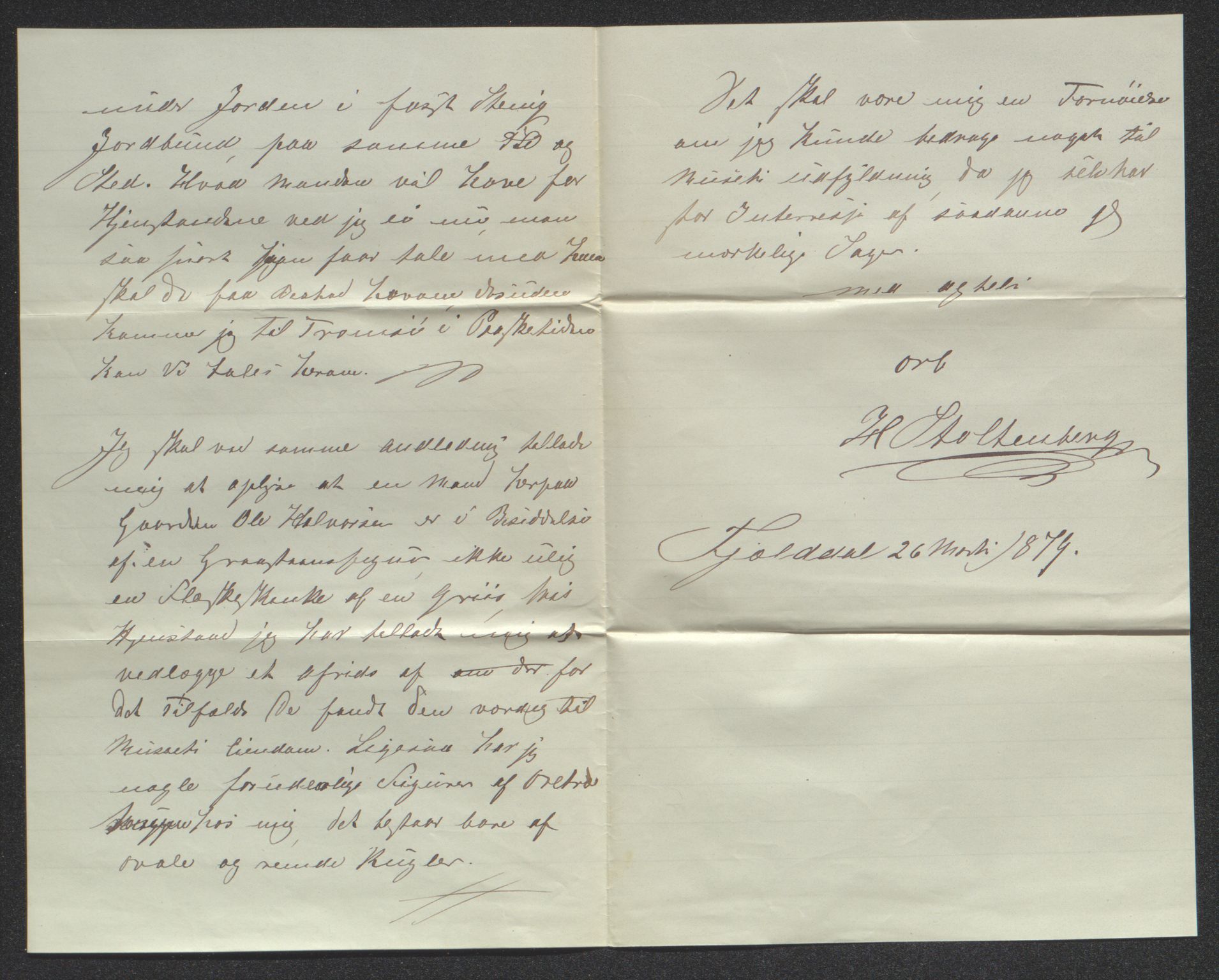 Tromsø Museum, AV/SATØ-S-0162/D/Db/L0033: Journalsaker og innkomne brev, 1879-1882, p. 76