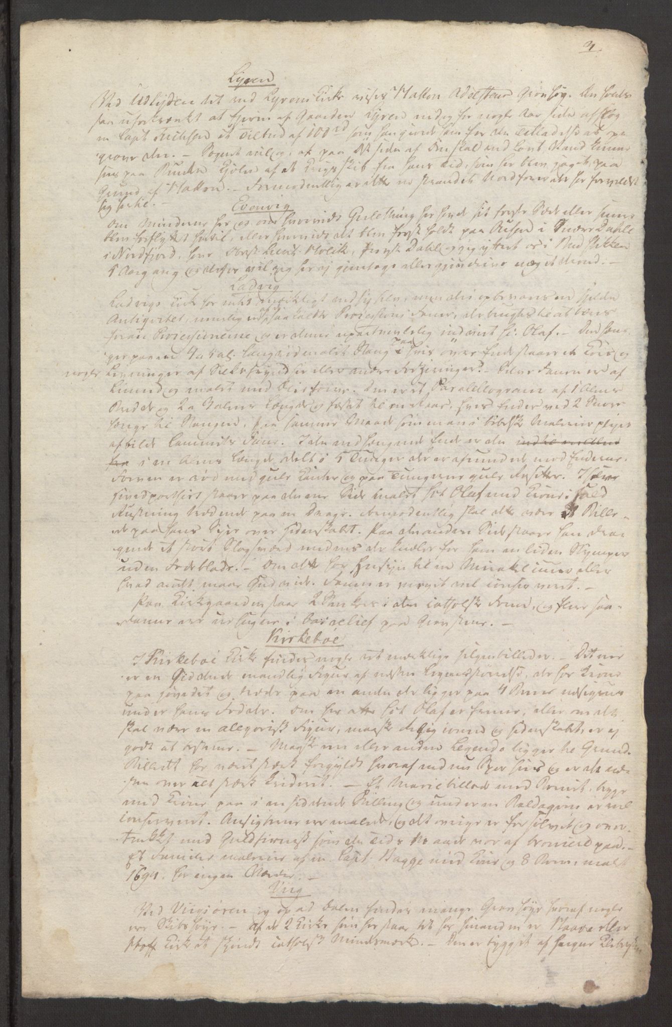 Blom, Gustav Peter, AV/RA-PA-0568/F/L0001/0004: Brev og manuskripter / "Historiske antiqvariske Notizer". Reiseberetninger fra Bergen og Nordland, 1825, p. 8