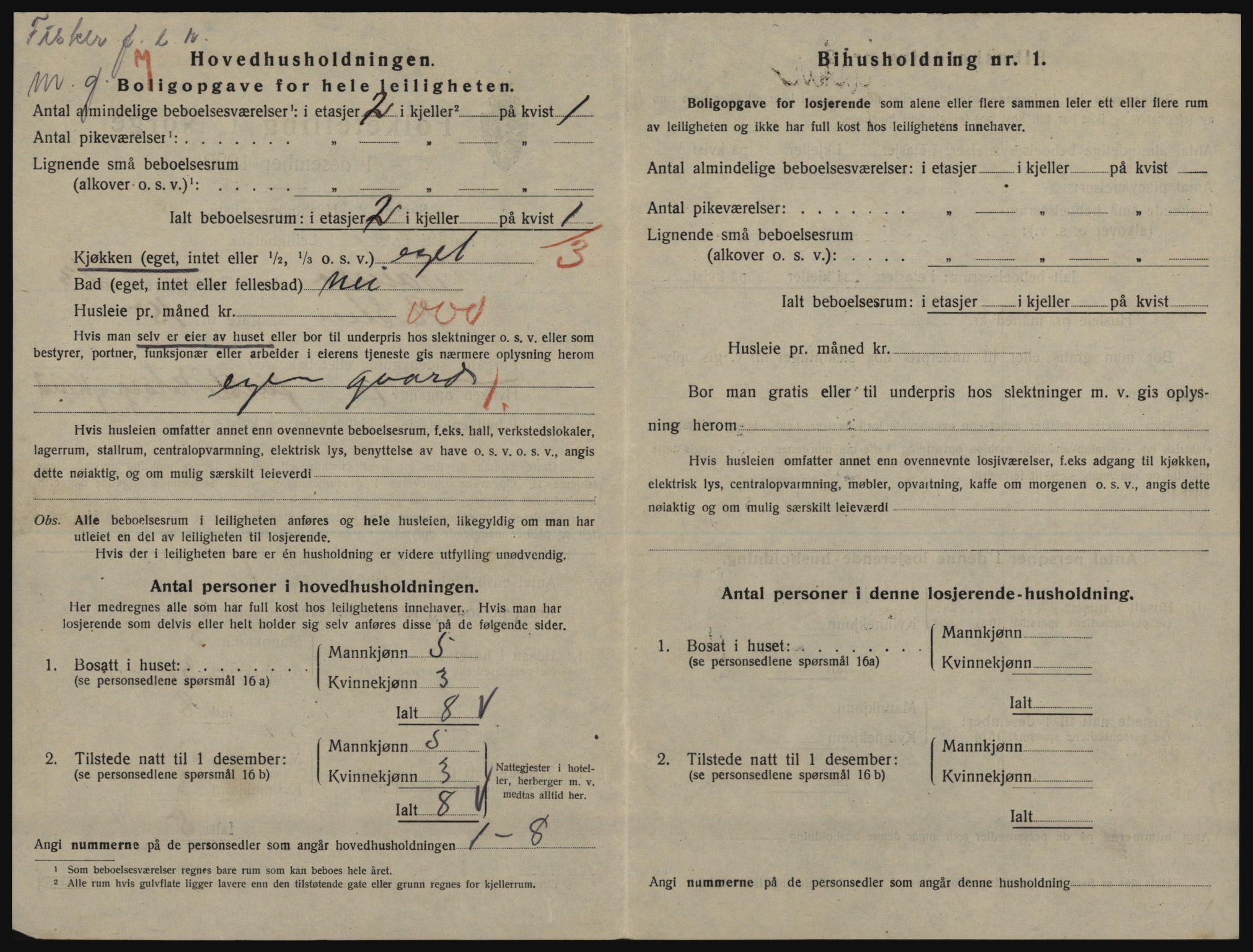 SATØ, 1920 census for Tromsø, 1920, p. 6344