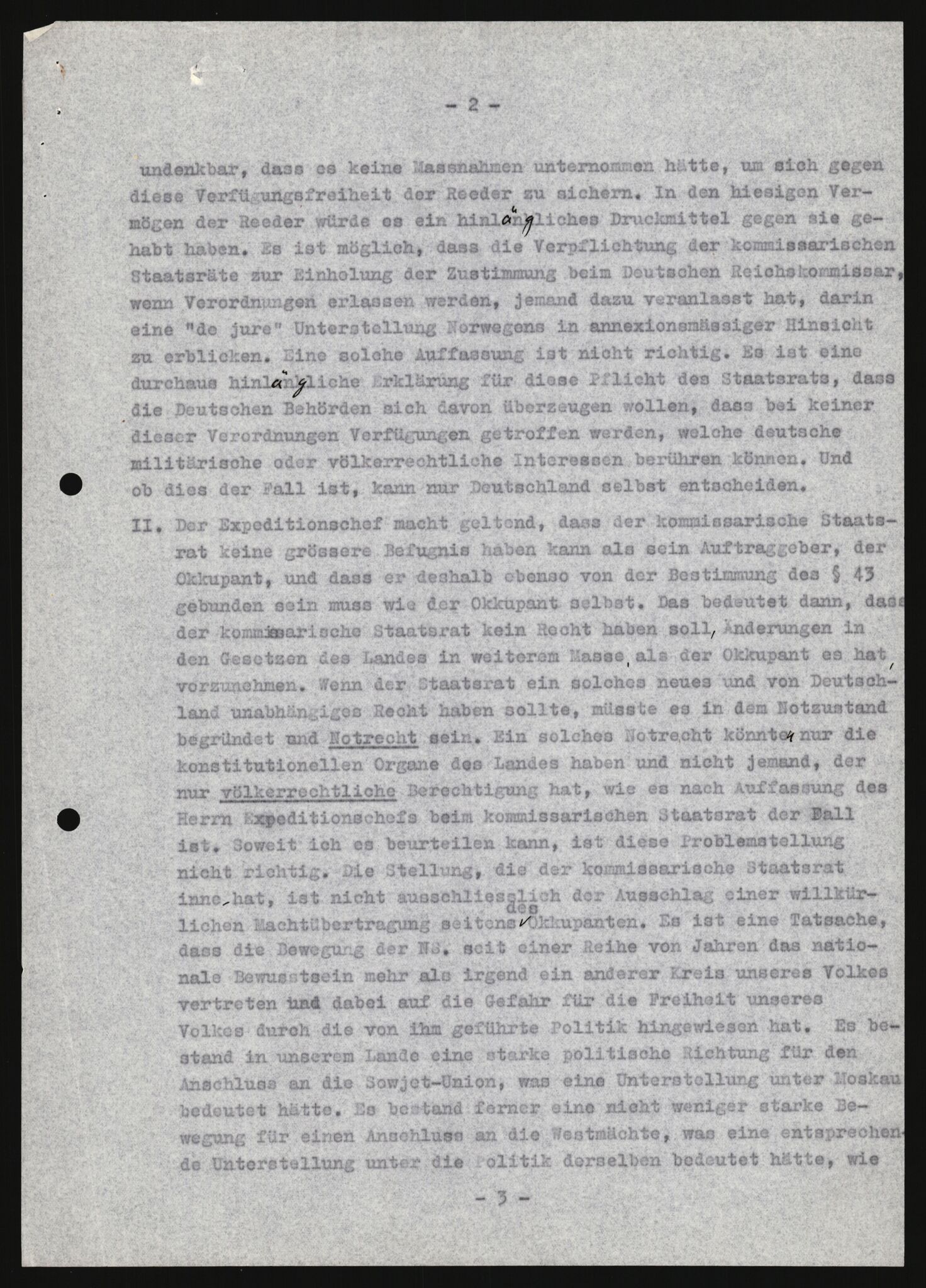 Forsvarets Overkommando. 2 kontor. Arkiv 11.4. Spredte tyske arkivsaker, AV/RA-RAFA-7031/D/Dar/Darb/L0013: Reichskommissariat - Hauptabteilung Vervaltung, 1917-1942, p. 138