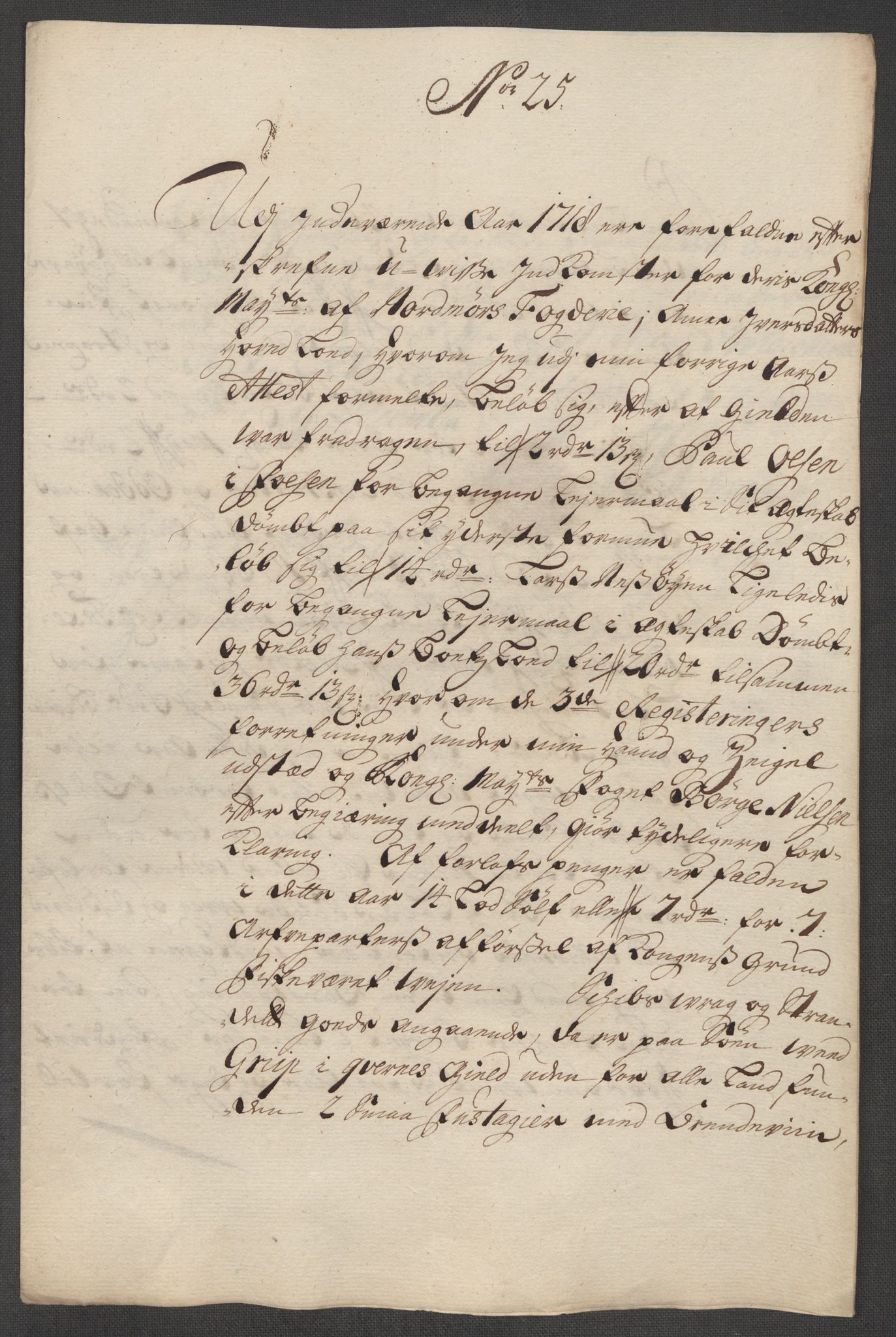 Rentekammeret inntil 1814, Reviderte regnskaper, Fogderegnskap, AV/RA-EA-4092/R56/L3751: Fogderegnskap Nordmøre, 1718, p. 186