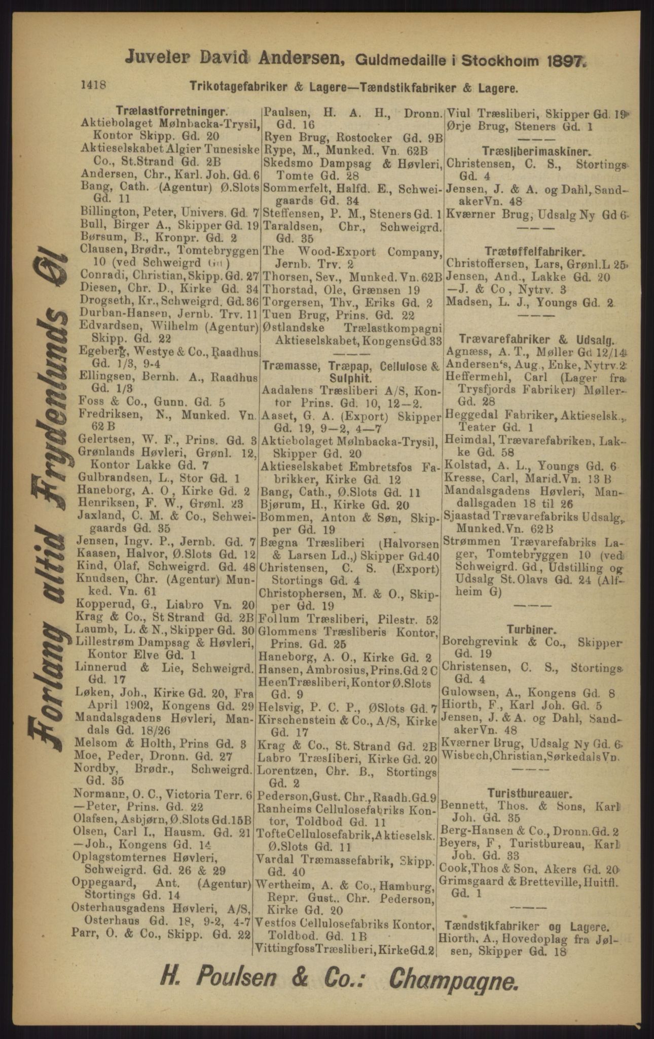 Kristiania/Oslo adressebok, PUBL/-, 1902, p. 1418