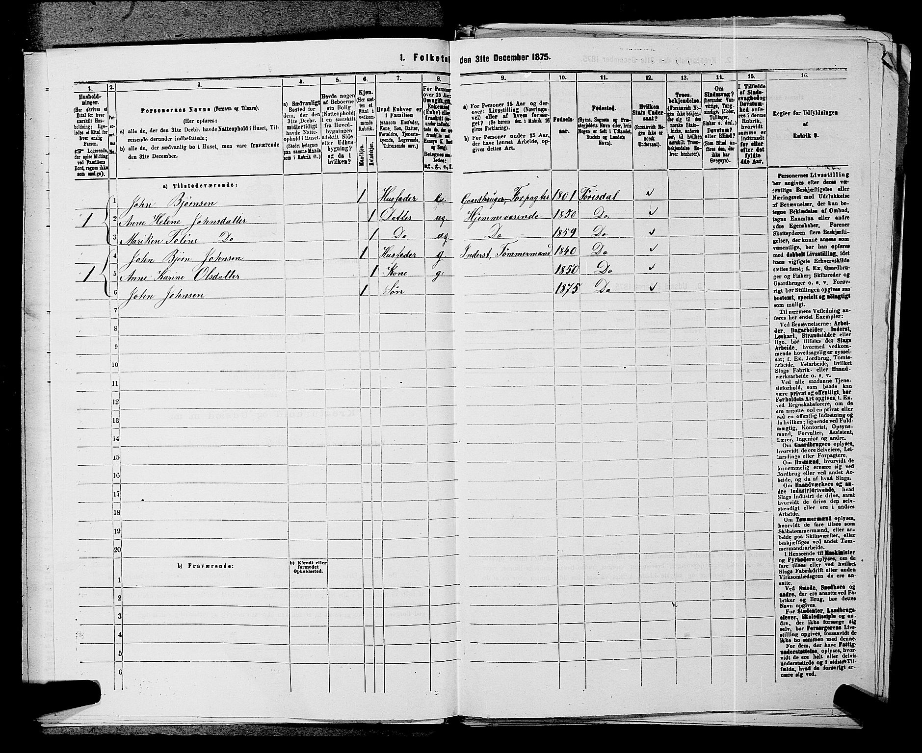 SAKO, 1875 census for 0817P Drangedal, 1875, p. 771