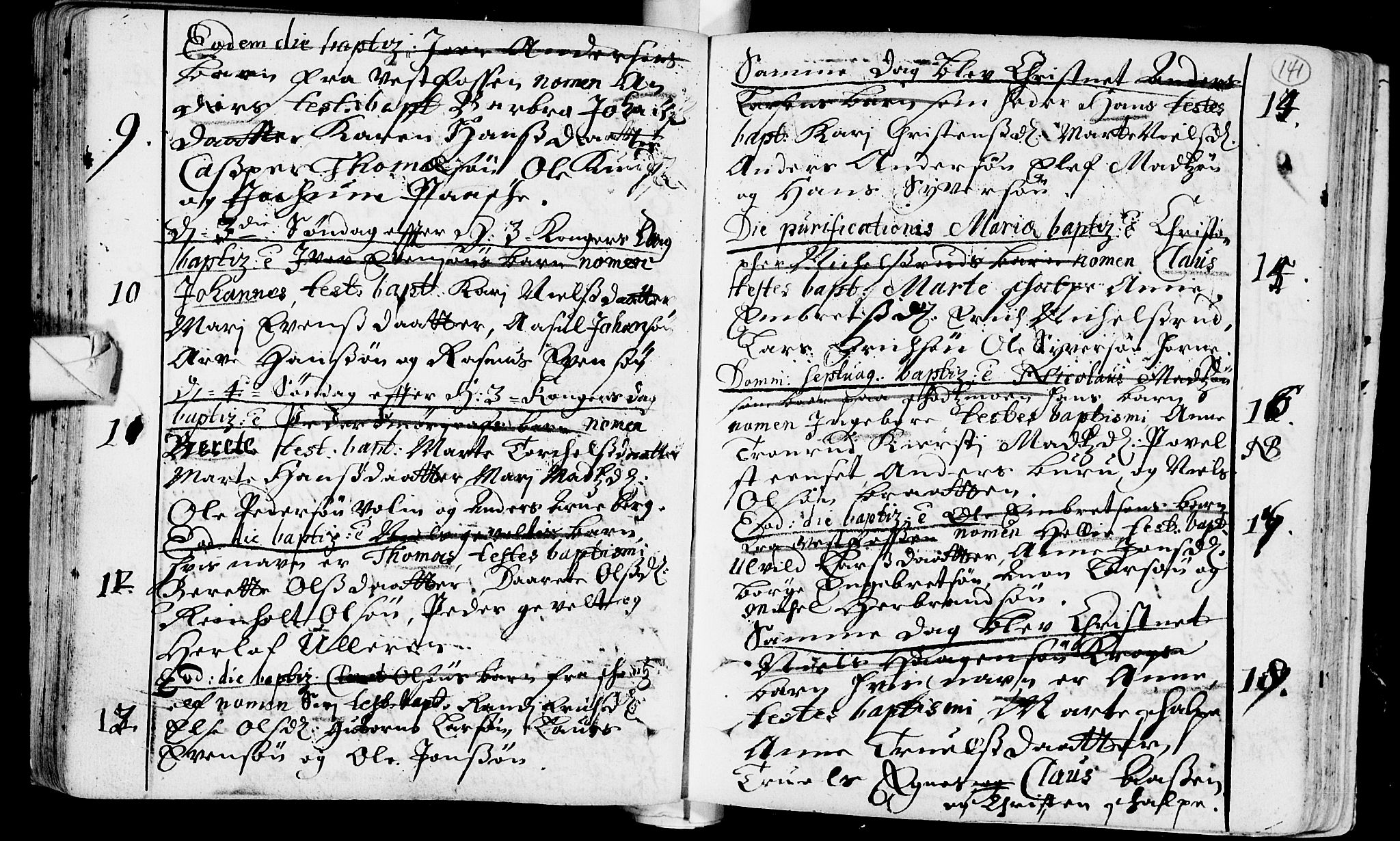 Eiker kirkebøker, AV/SAKO-A-4/F/Fa/L0002: Parish register (official) no. I 2, 1705-1724, p. 141