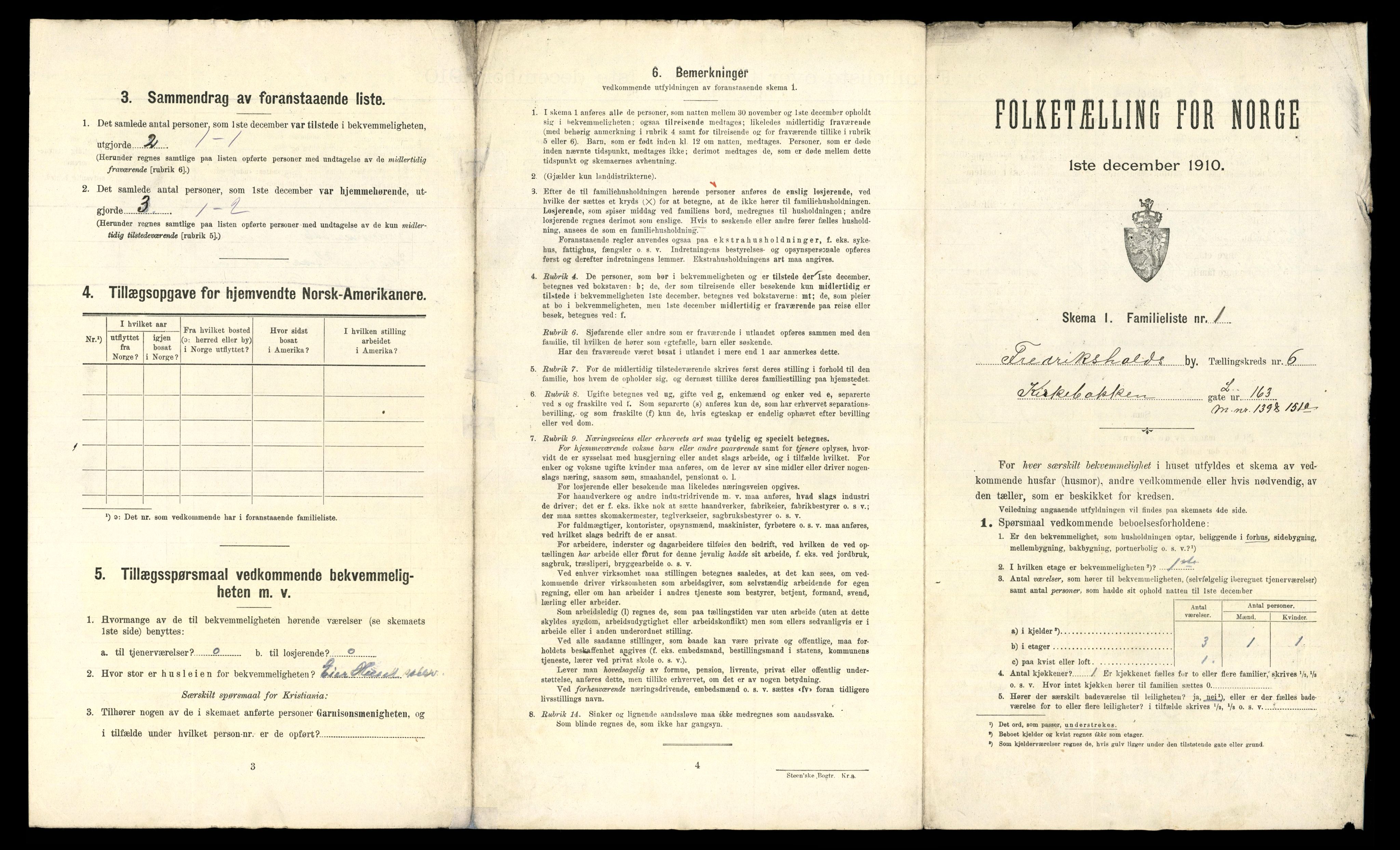 RA, 1910 census for Fredrikshald, 1910, p. 1686