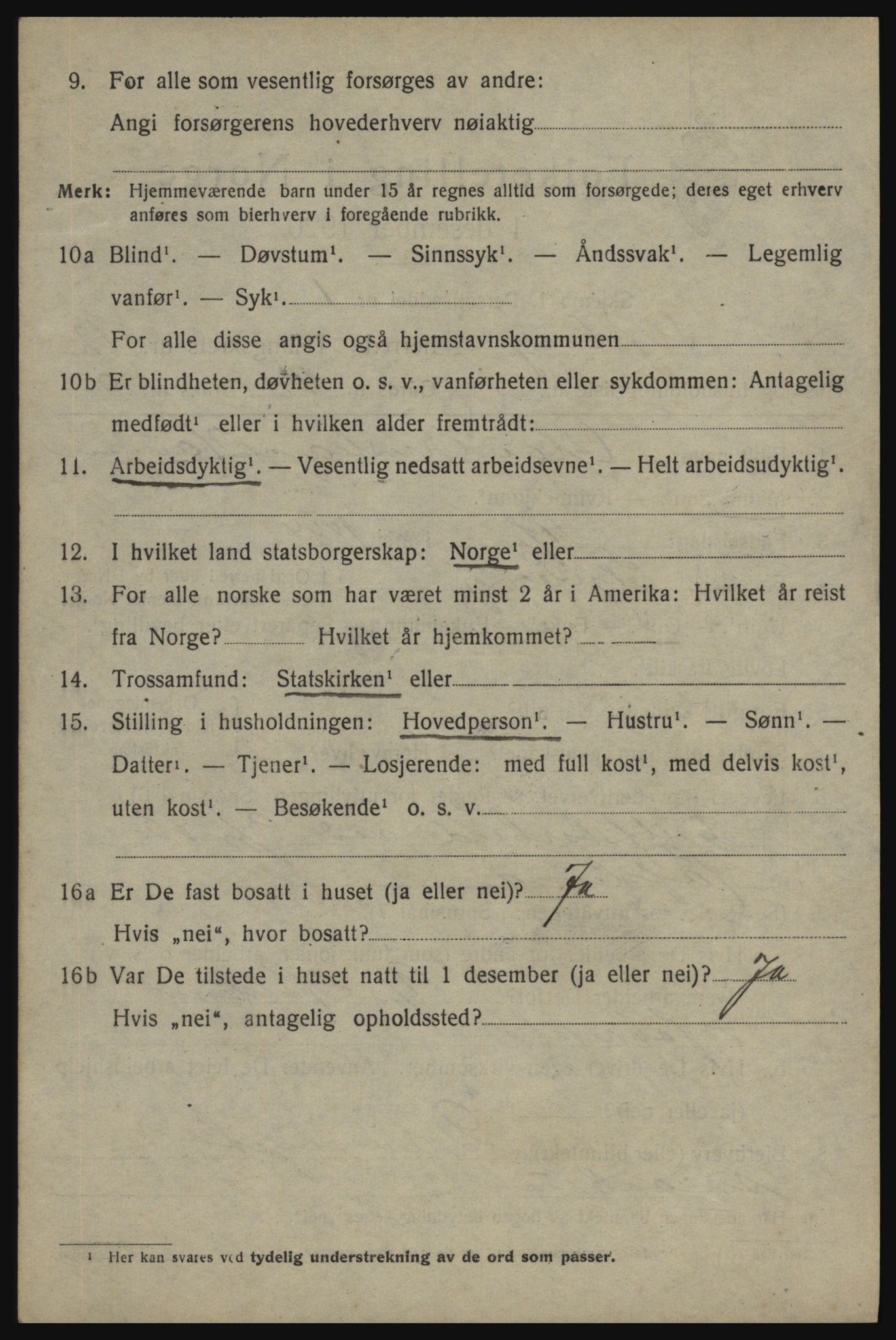 SAO, 1920 census for Skjeberg, 1920, p. 10194