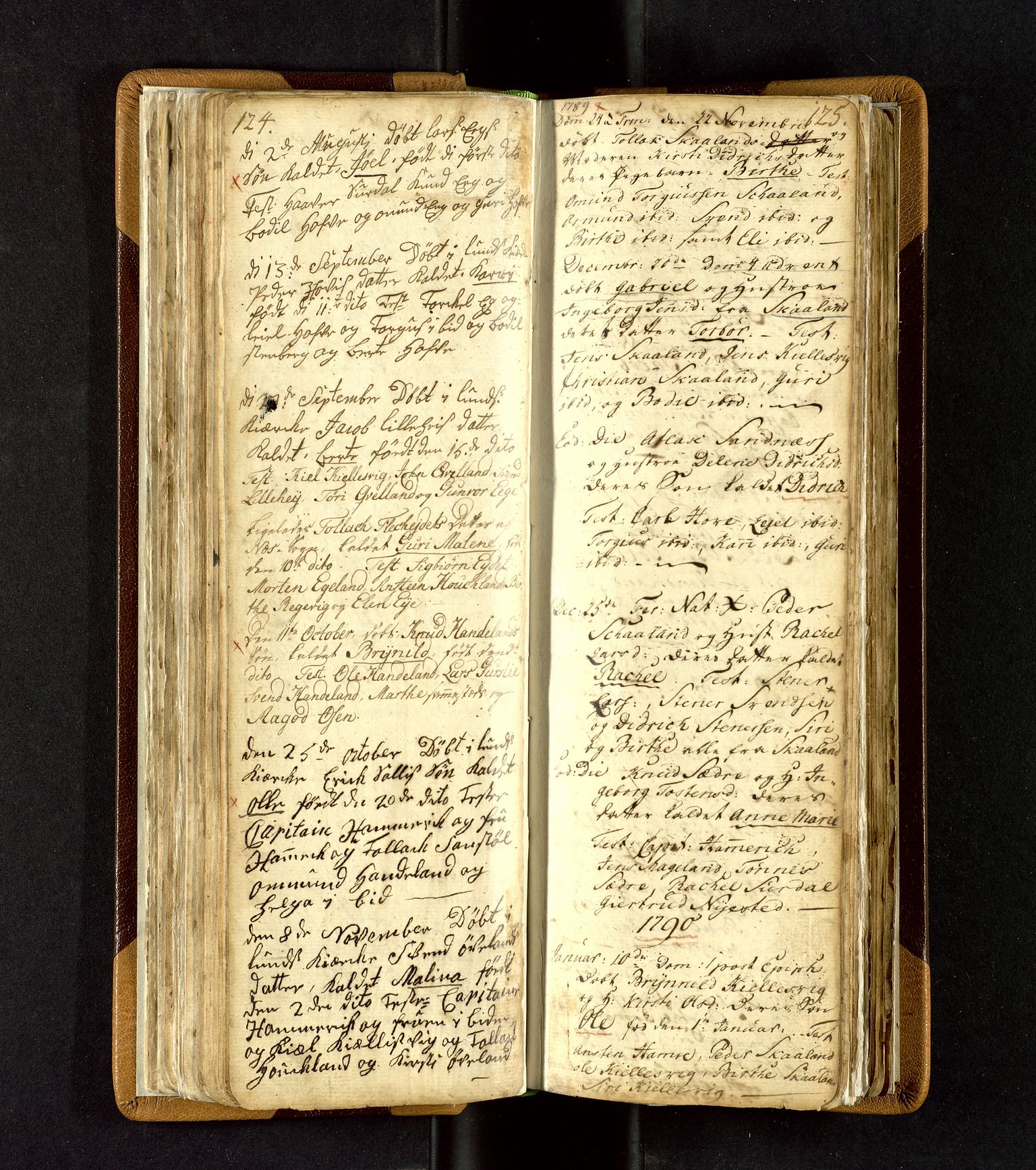 Lund sokneprestkontor, SAST/A-101809/S06/L0003: Parish register (official) no. A 3, 1761-1801, p. 124-125