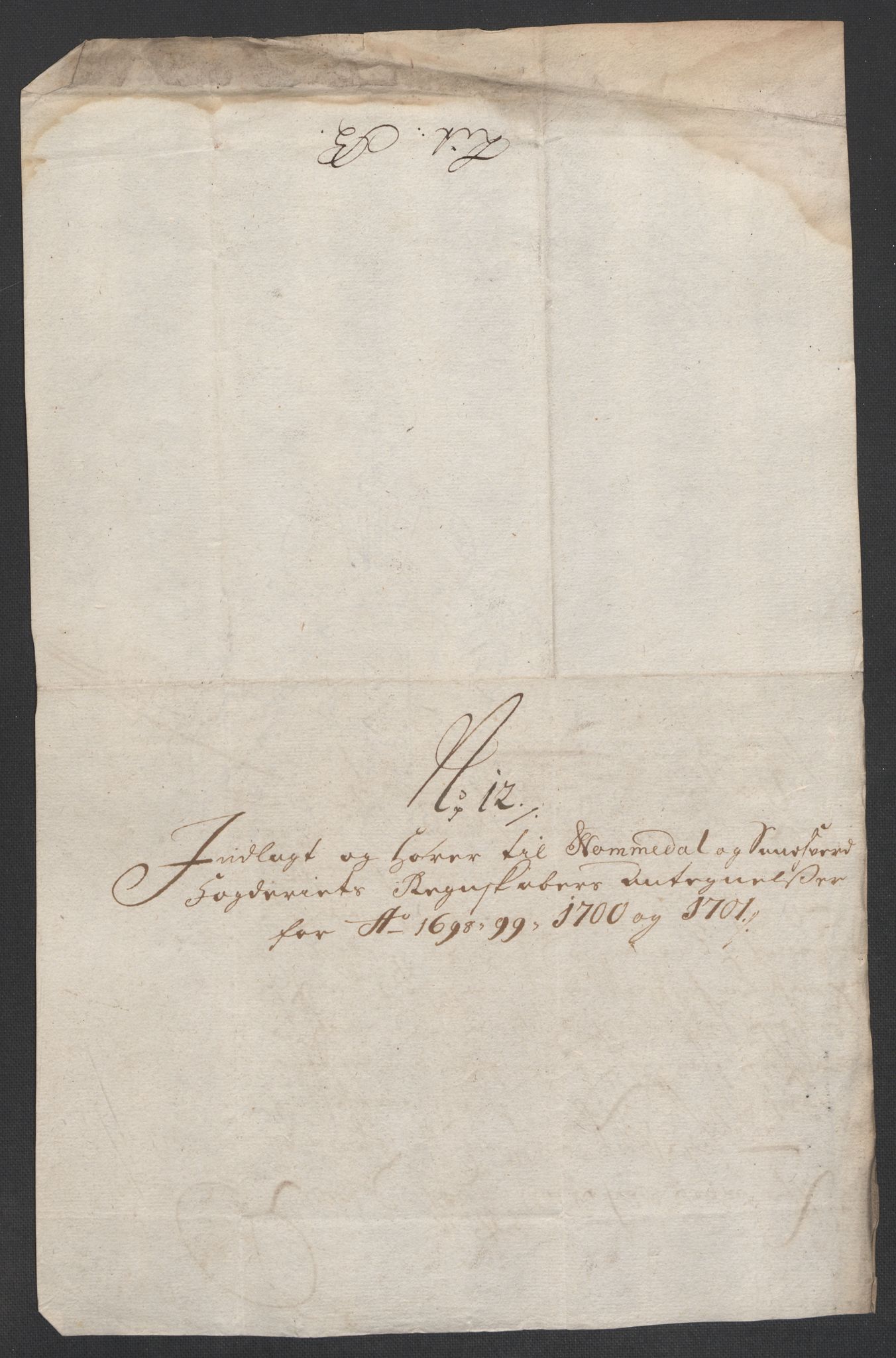 Rentekammeret inntil 1814, Reviderte regnskaper, Fogderegnskap, AV/RA-EA-4092/R24/L1579: Fogderegnskap Numedal og Sandsvær, 1701, p. 91