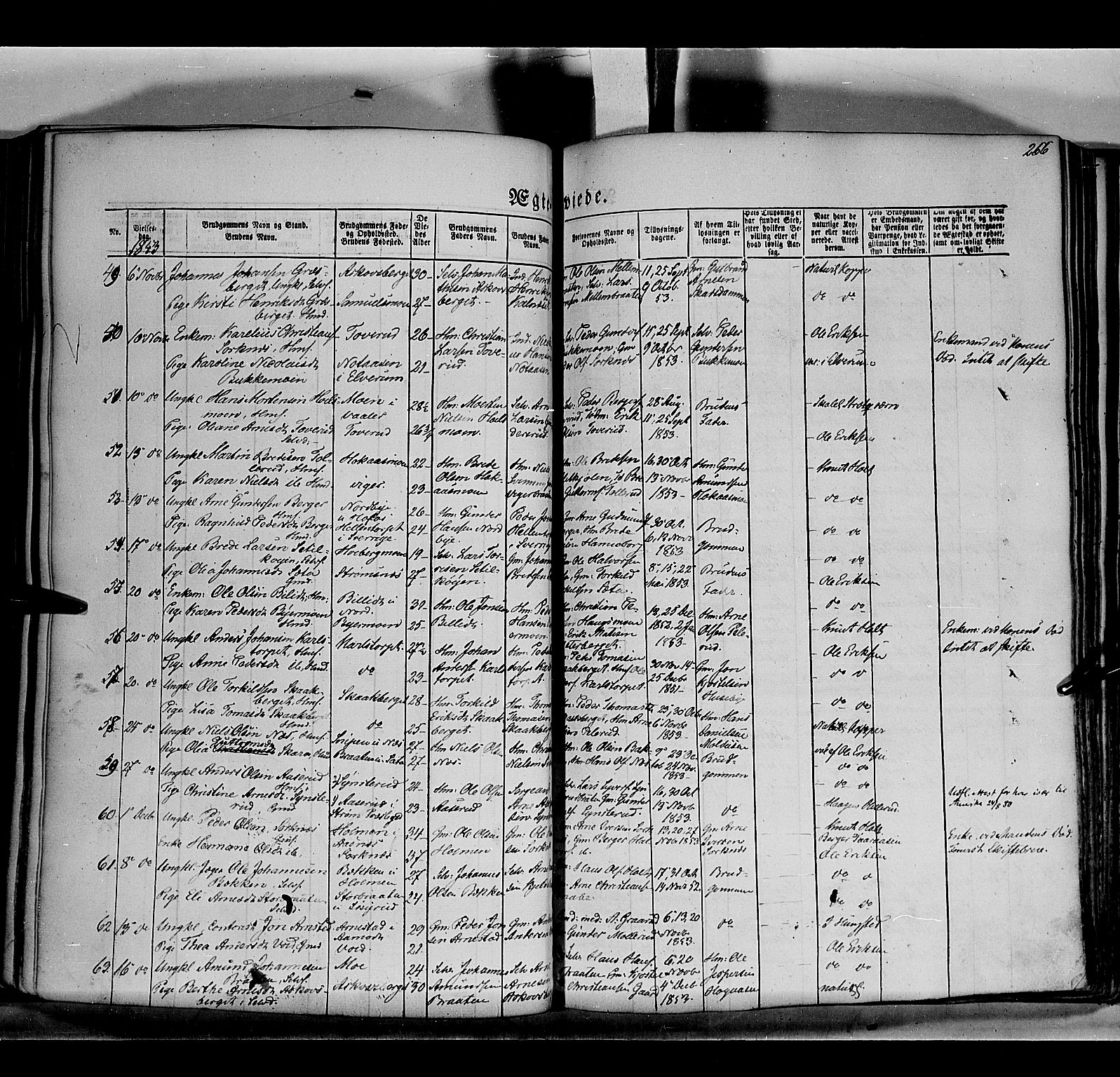 Grue prestekontor, AV/SAH-PREST-036/H/Ha/Haa/L0008: Parish register (official) no. 8, 1847-1858, p. 266