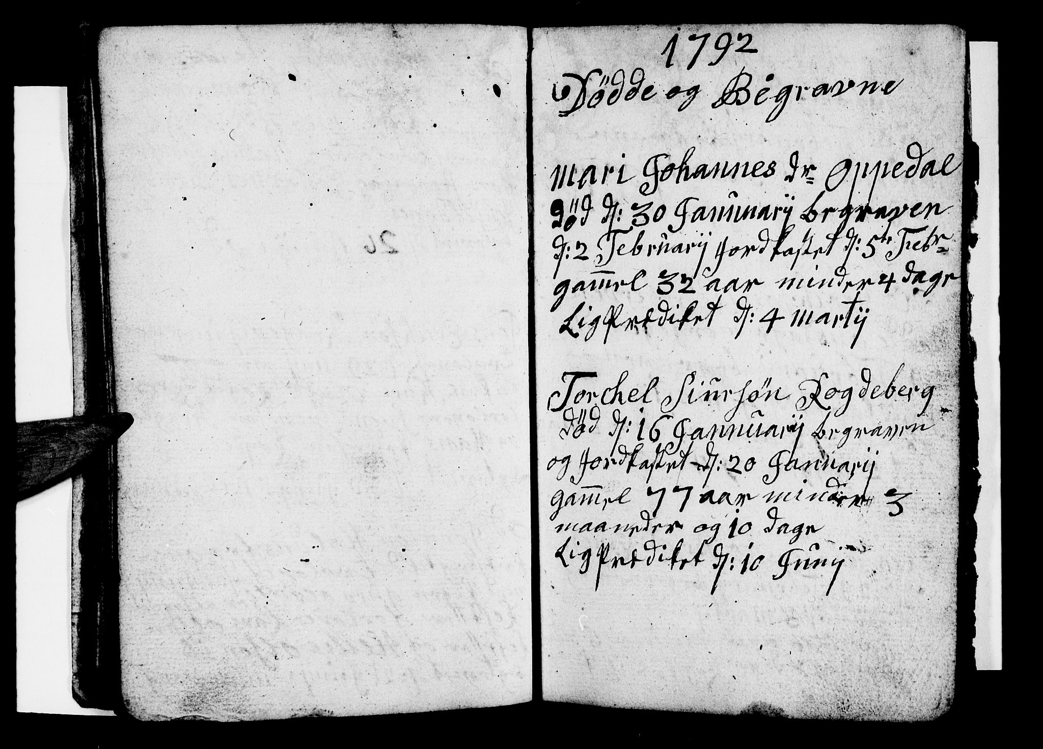 Ullensvang sokneprestembete, AV/SAB-A-78701/H/Hab: Parish register (copy) no. B 7, 1792-1797