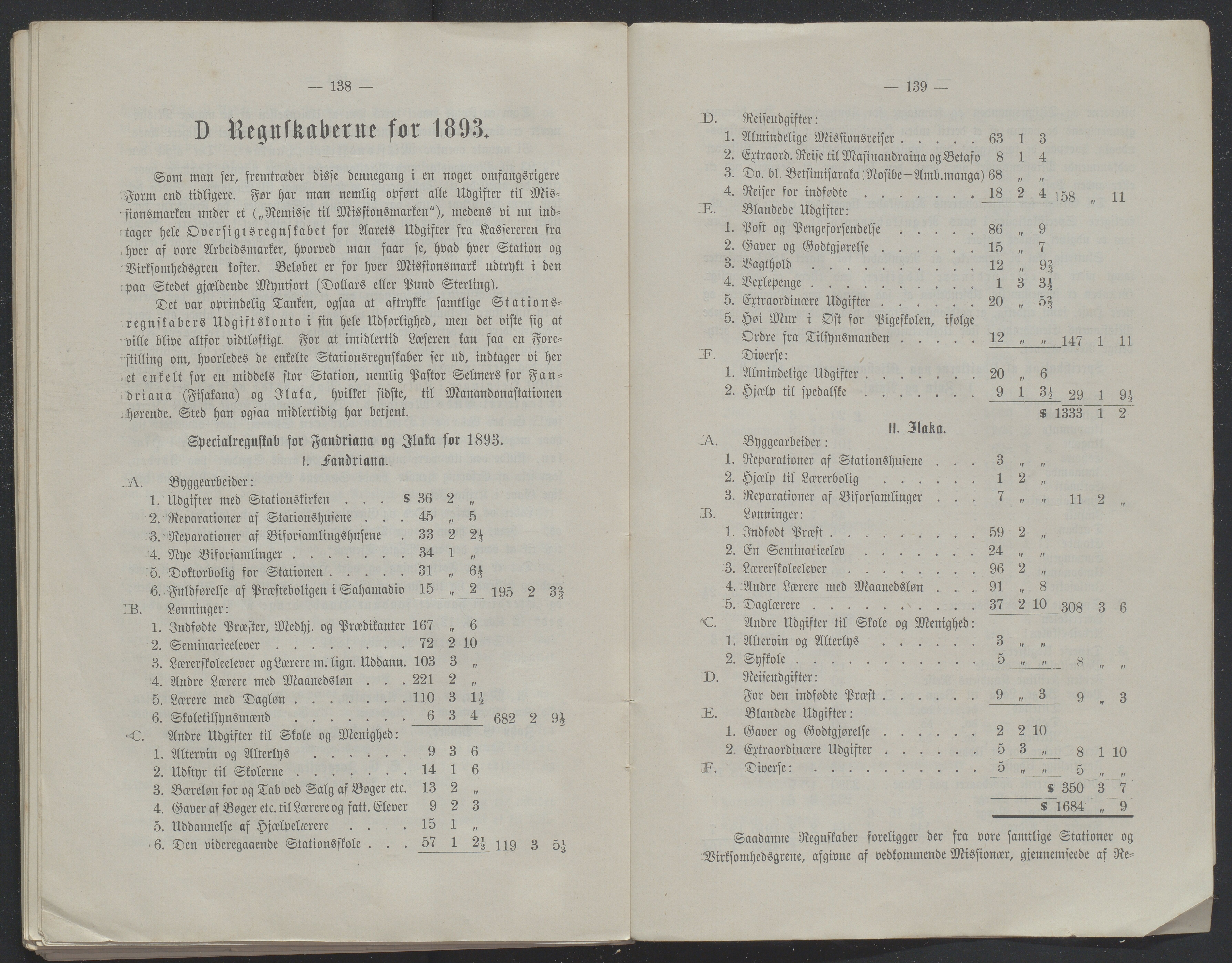 Det Norske Misjonsselskap - hovedadministrasjonen, VID/MA-A-1045/D/Db/Dba/L0339/0005: Beretninger, Bøker, Skrifter o.l   / Årsberetninger. Heftet. 52. , 1894, p. 138-139