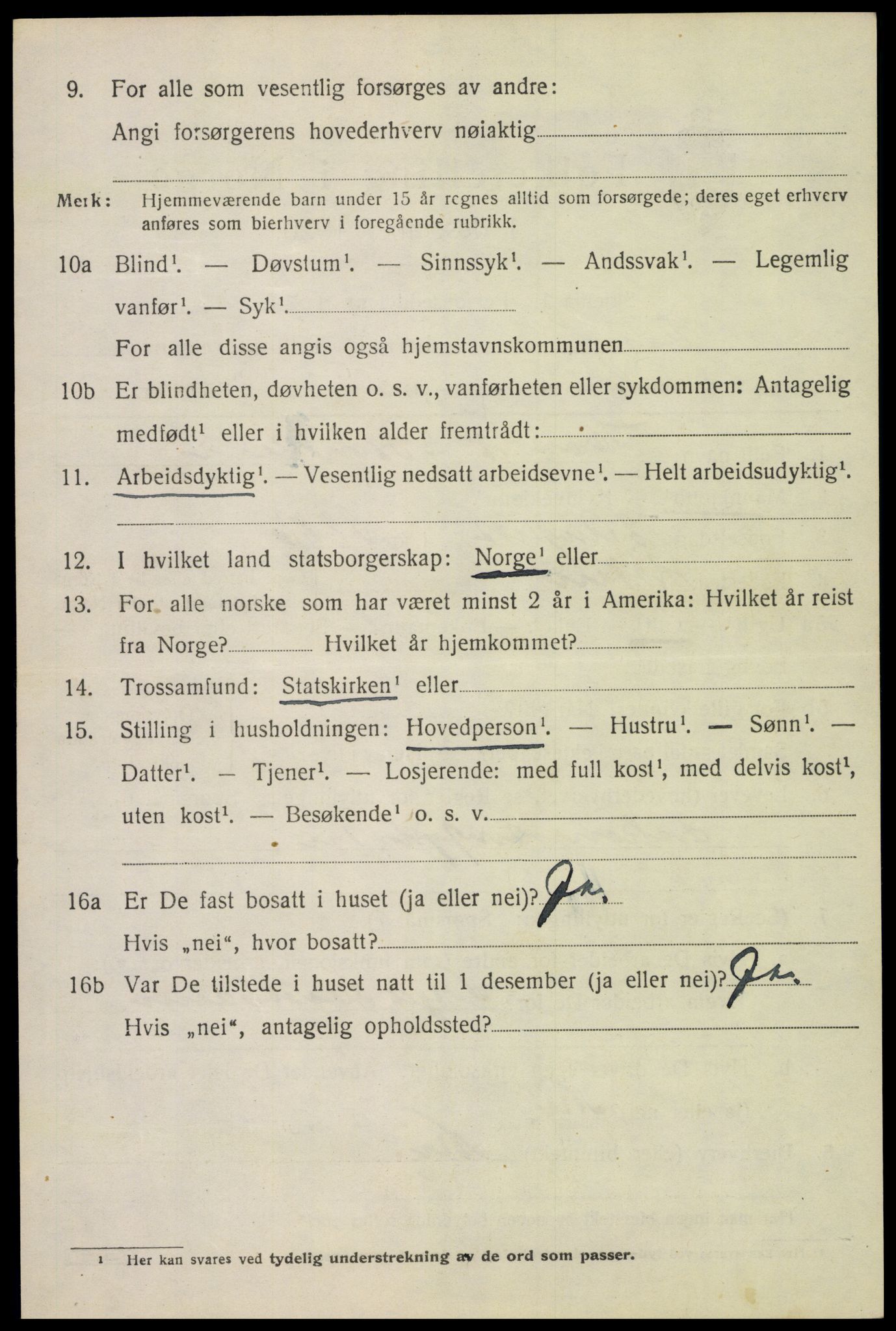 SAH, 1920 census for Vang (Hedmark), 1920, p. 7624