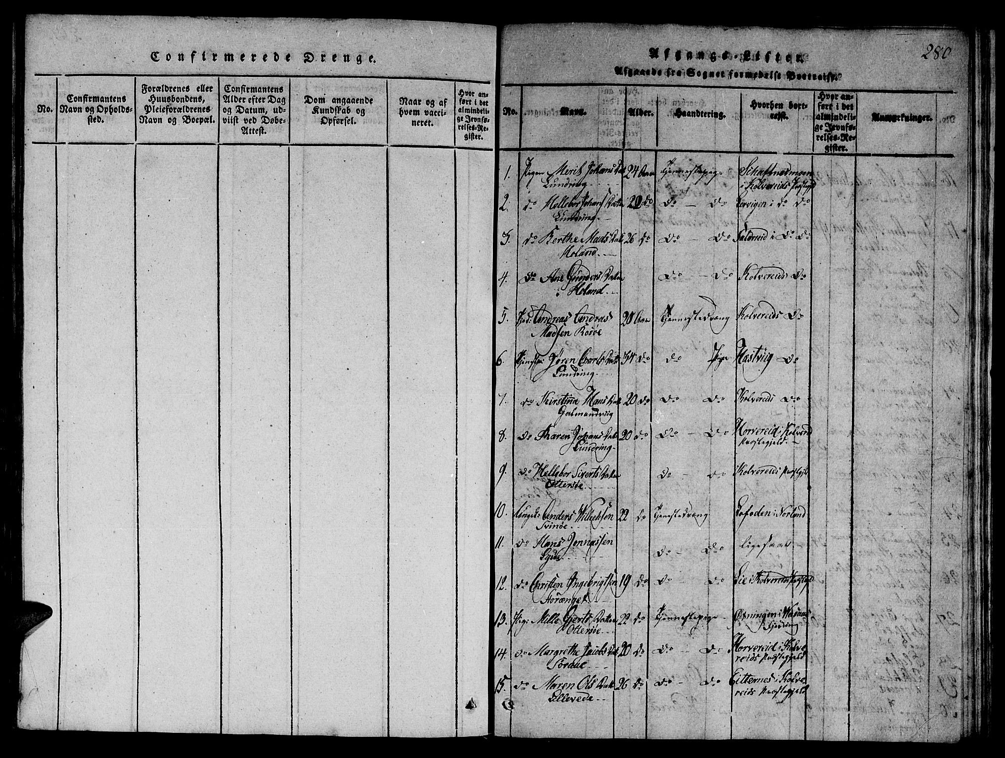 Ministerialprotokoller, klokkerbøker og fødselsregistre - Nord-Trøndelag, SAT/A-1458/784/L0667: Parish register (official) no. 784A03 /1, 1816-1829, p. 280