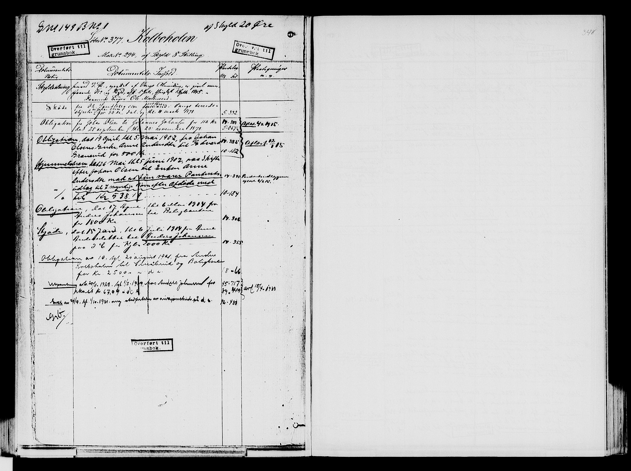 Nord-Hedmark sorenskriveri, SAH/TING-012/H/Ha/Had/Hade/L0001B: Mortgage register no. 4.1b, 1871-1940, p. 348