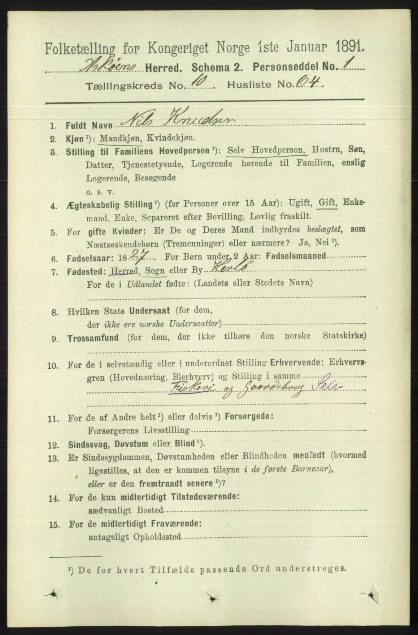 RA, 1891 census for 1247 Askøy, 1891, p. 6757