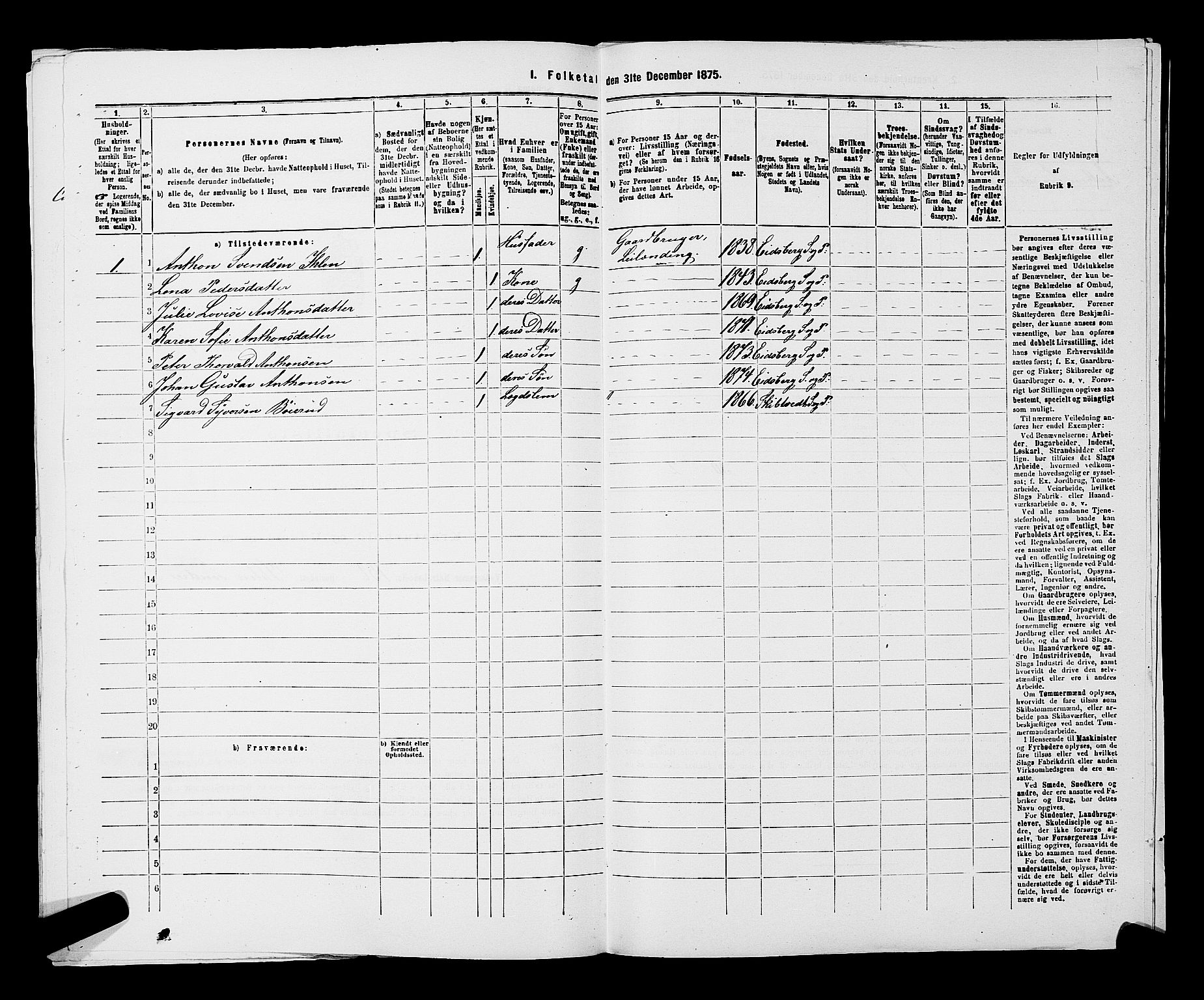 RA, 1875 census for 0124P Askim, 1875, p. 824