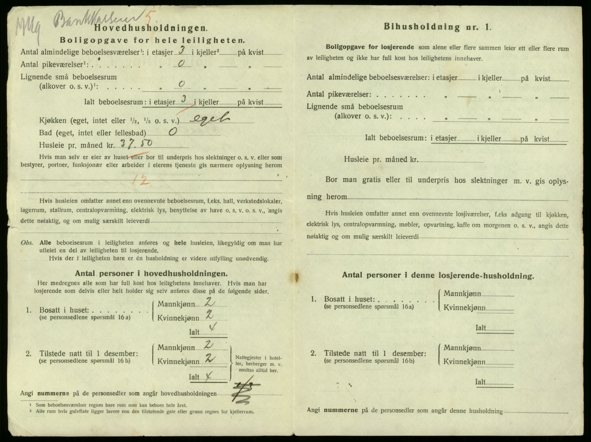 SAB, 1920 census for Bergen, 1920, p. 48876