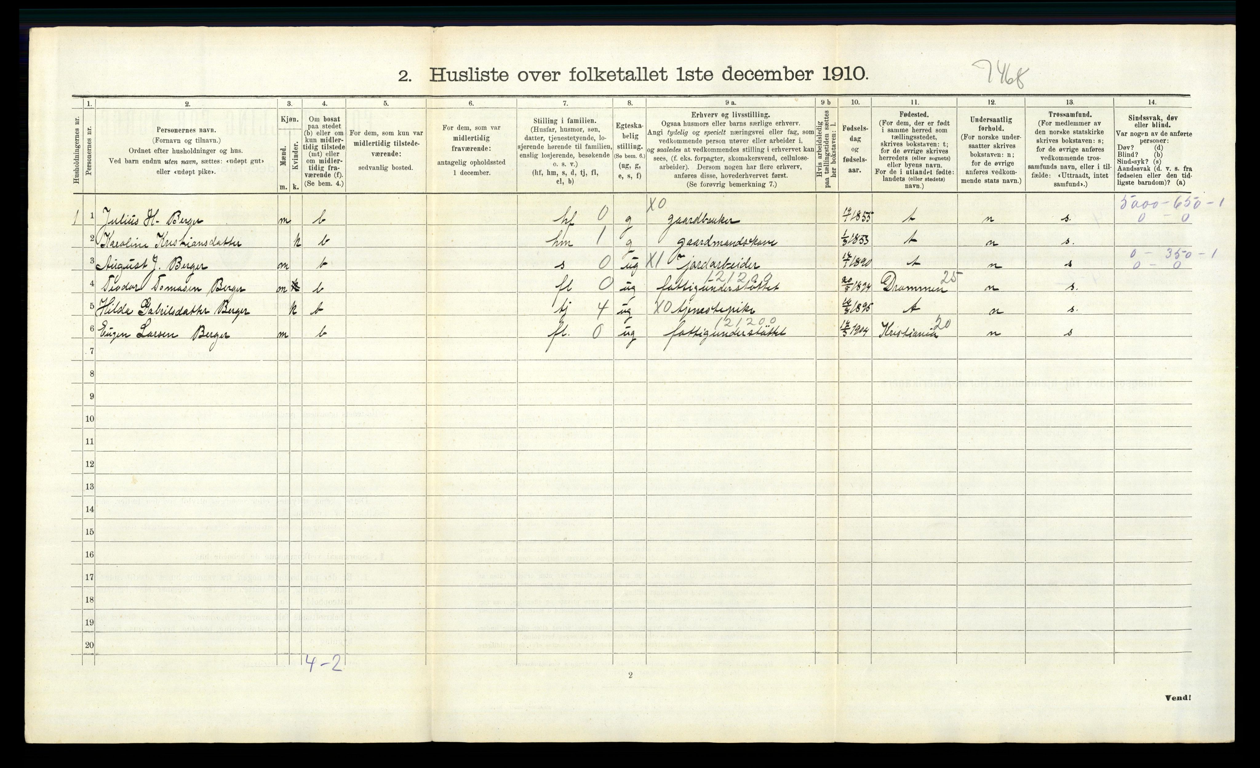 RA, 1910 census for Høland, 1910, p. 1104